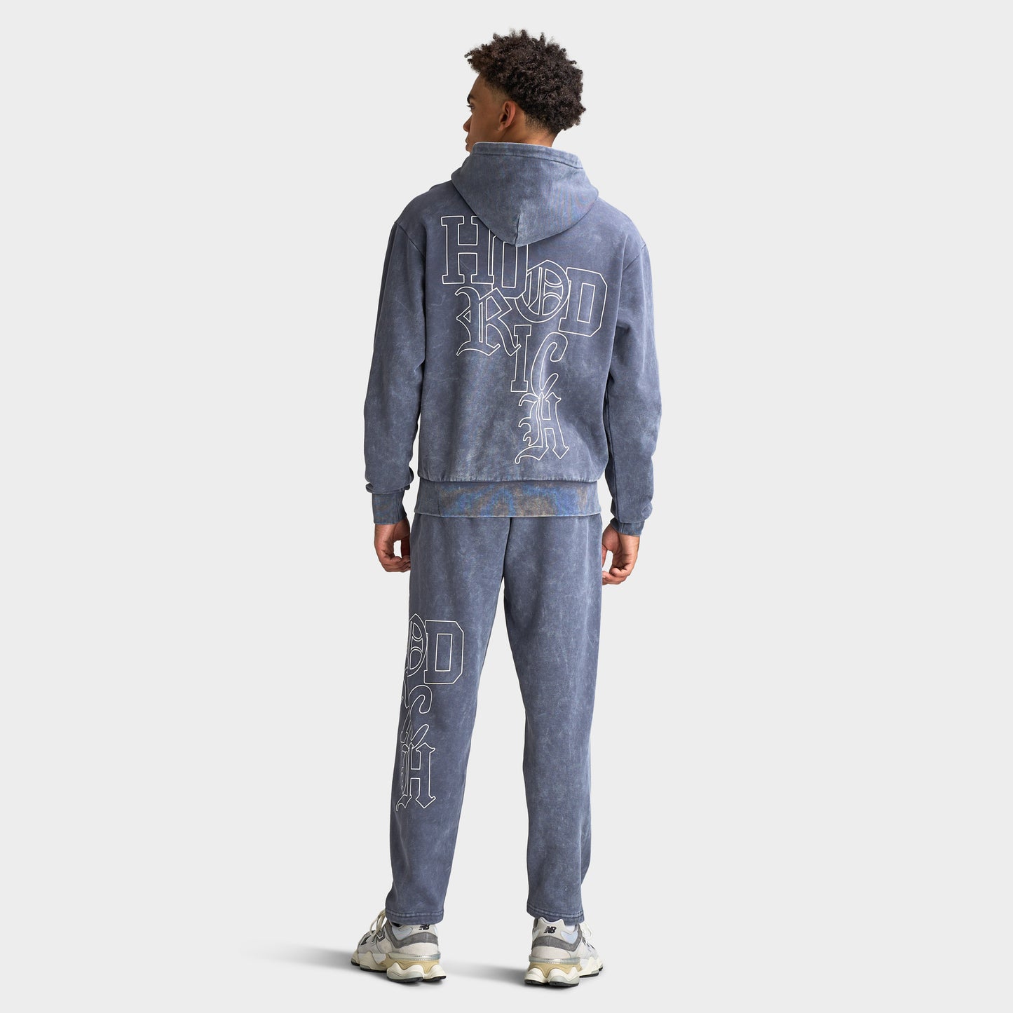 Hoodrich Heritage Oversized Hoodie / Ombre Blue