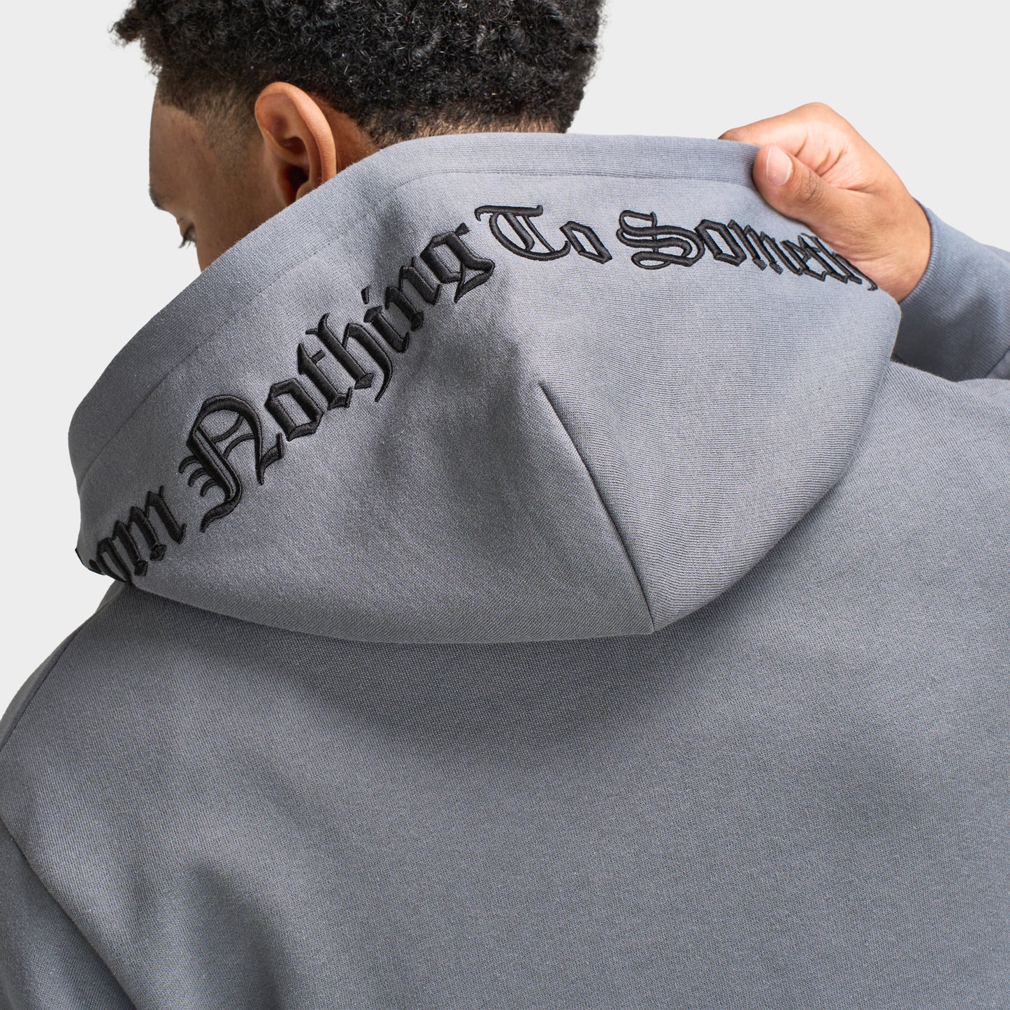 Hoodrich Inkline Chandail à Capuchon Surdimensionnée Zippé Lava Smoke / Huître Noir