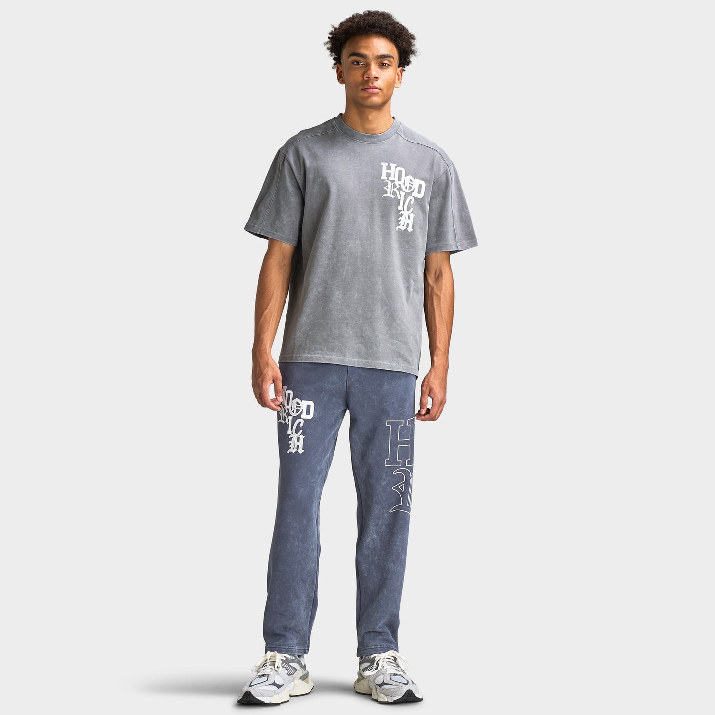 Hoodrich Heritage Oversized T-Shirt / Lava Smoke