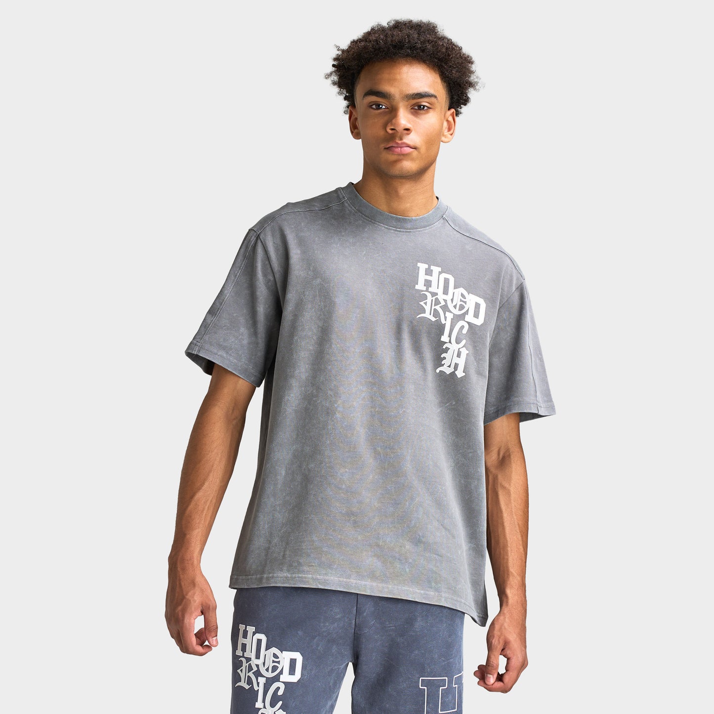Hoodrich Heritage Oversized T-Shirt / Lava Smoke
