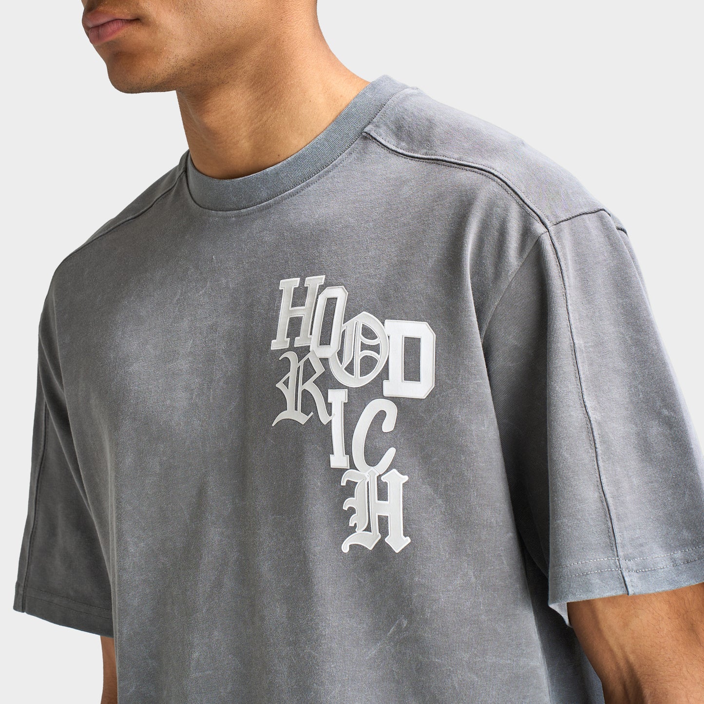 Hoodrich Heritage Oversized T-Shirt / Lava Smoke