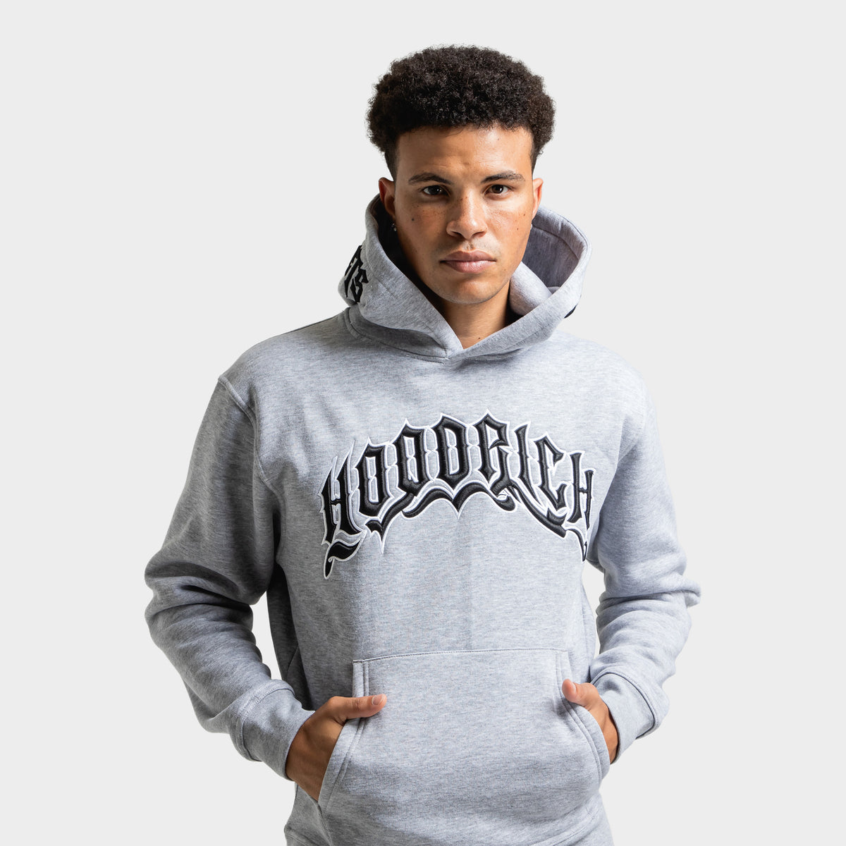 White and grey hoodie hot sale
