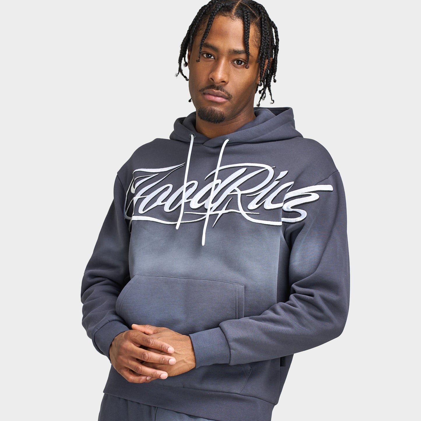 Hoodrich Legacy V3 Oversized Hoodie Ebony / White