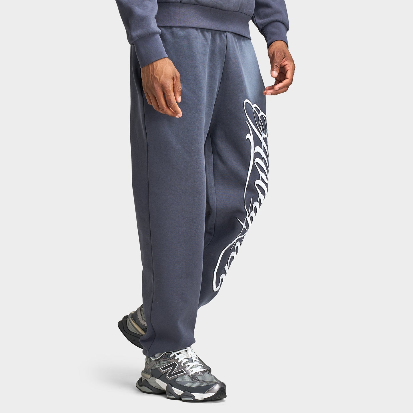 Hoodrich Legacy V3 Pantalon de Jogging Coupe Surdimensionné à chevilles élastiquées / Ebony