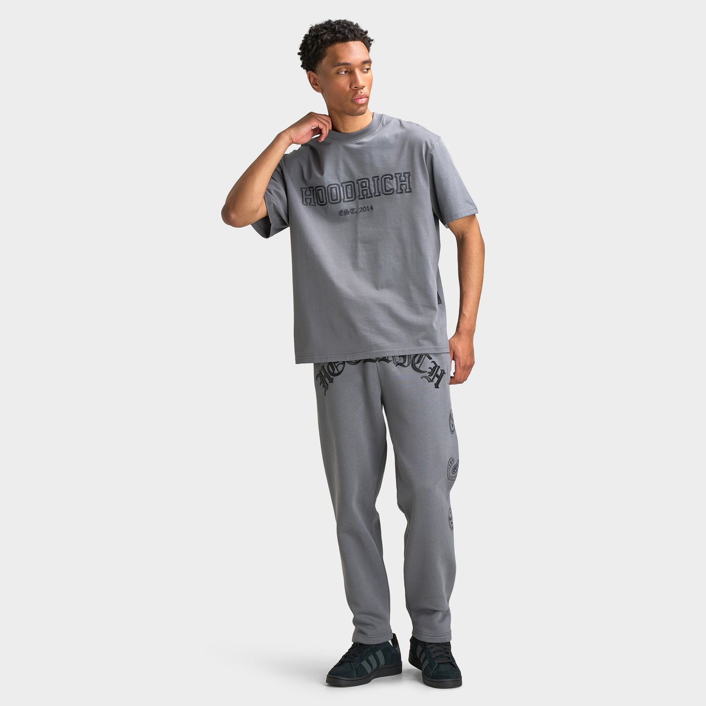 Hoodrich Zivex Oversized T-Shirt Lava Smoke / Black Oyster