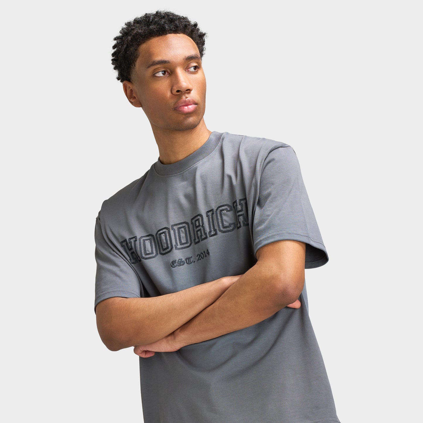 Hoodrich Zivex Oversized T-Shirt Lava Smoke / Black Oyster