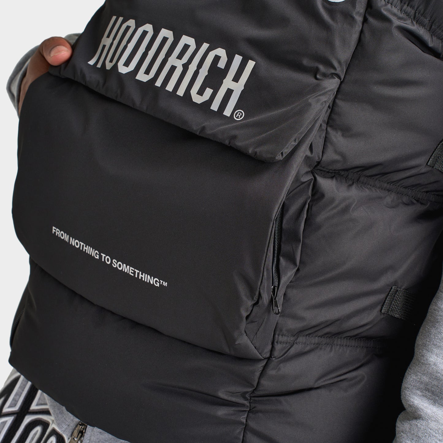 Hoodrich OG Aurora Gilet Black / White - Reflective