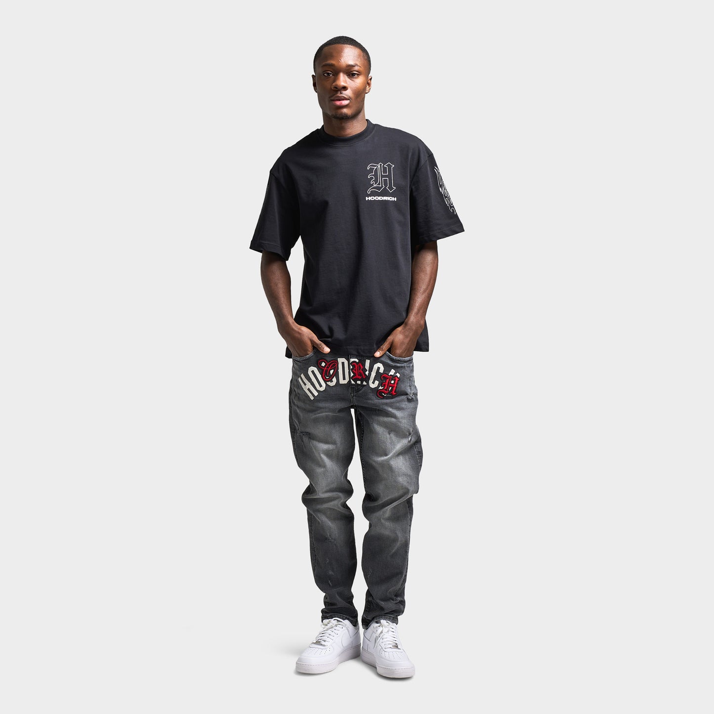 Hoodrich Shadow Pantalon Denim / Gris
