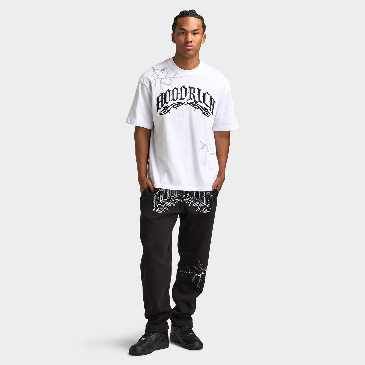 Hoodrich Dark Open Hem Jogger / Black