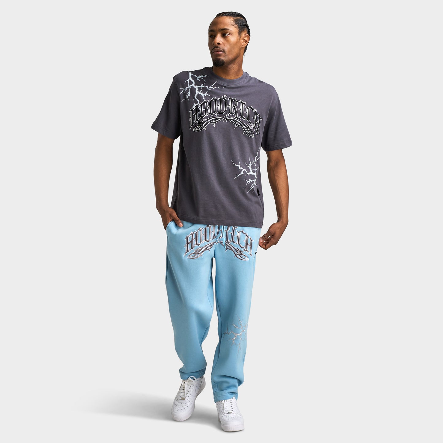 Hoodrich Dark Oversized T-Shirt Asphalt / Black