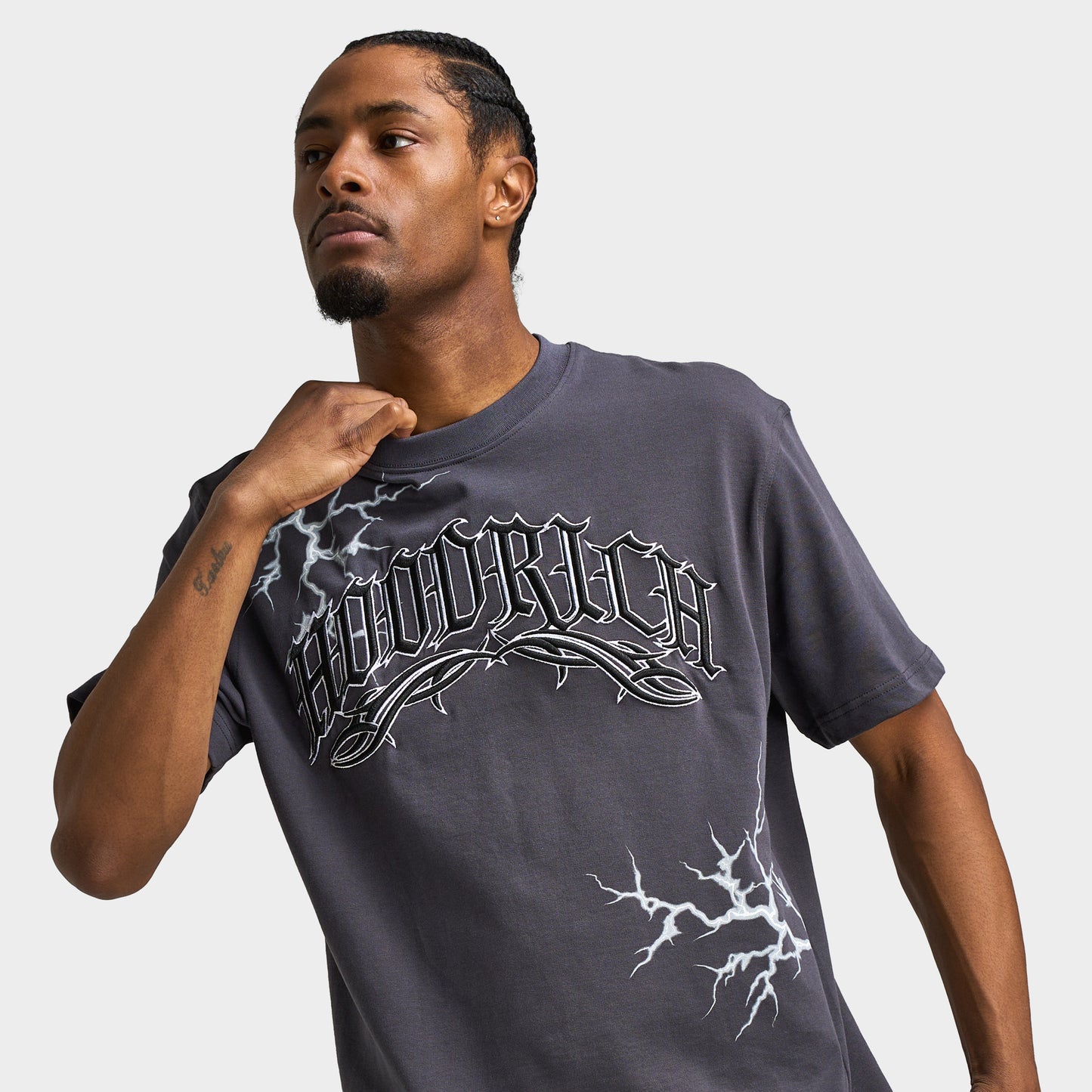 Hoodrich Dark Oversized T-Shirt Asphalt / Black