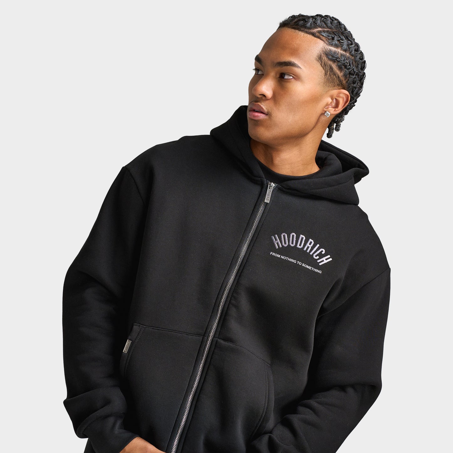 Hoodrich Lava Full-Zip Hoodie / Black