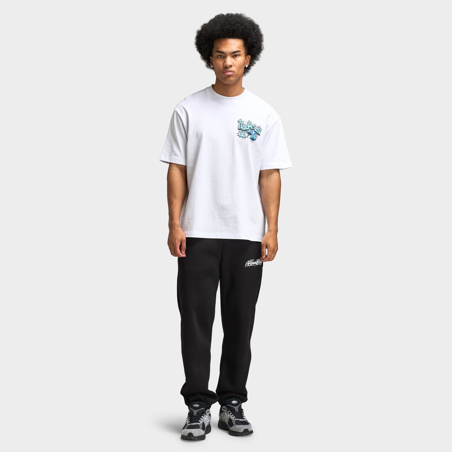Hoodrich Luxe Orb Oversized T-Shirt / White