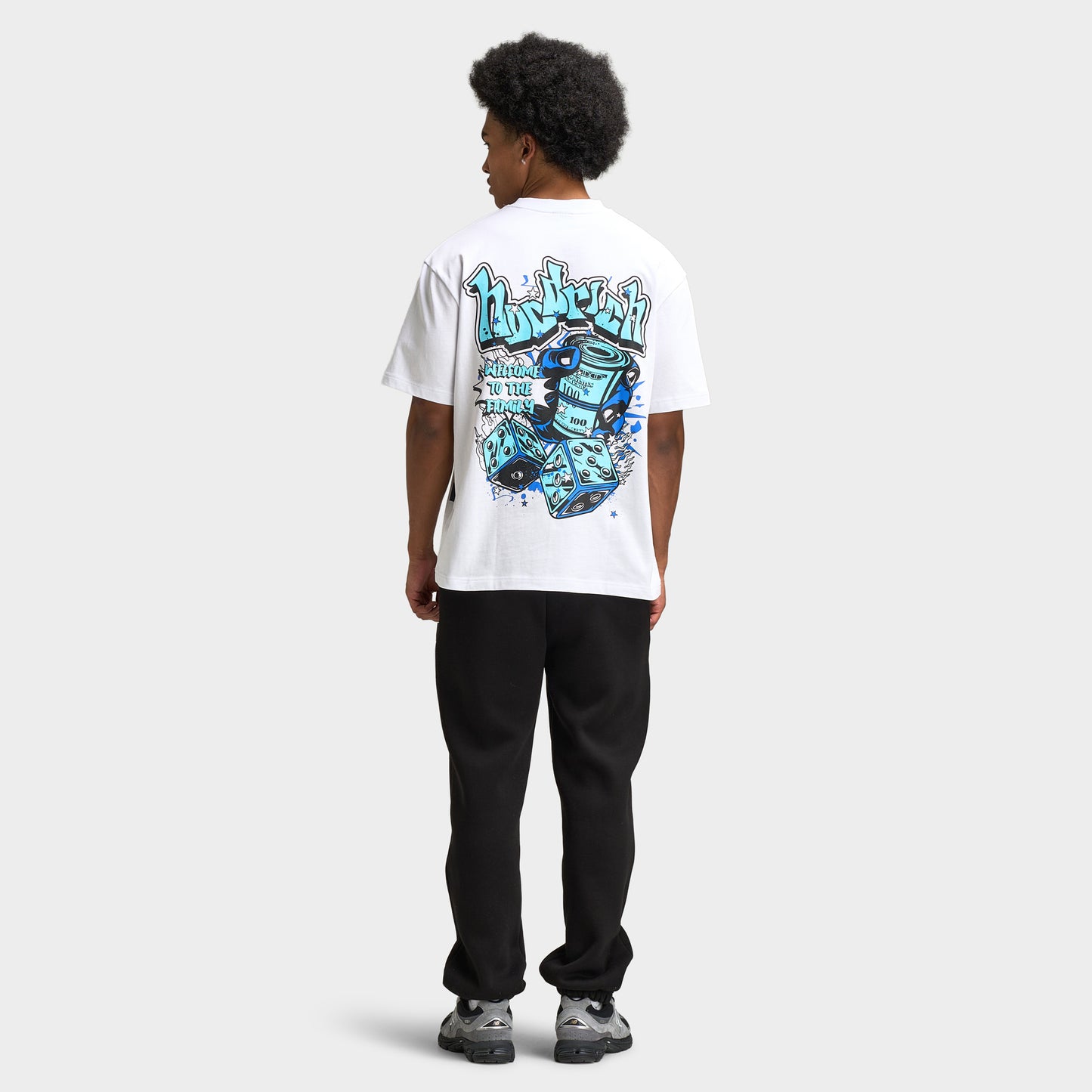 Hoodrich Luxe Orb Oversized T-Shirt / White