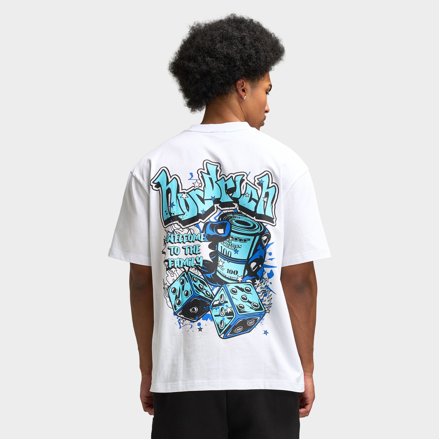 Hoodrich Luxe Orb Oversized T-Shirt / White