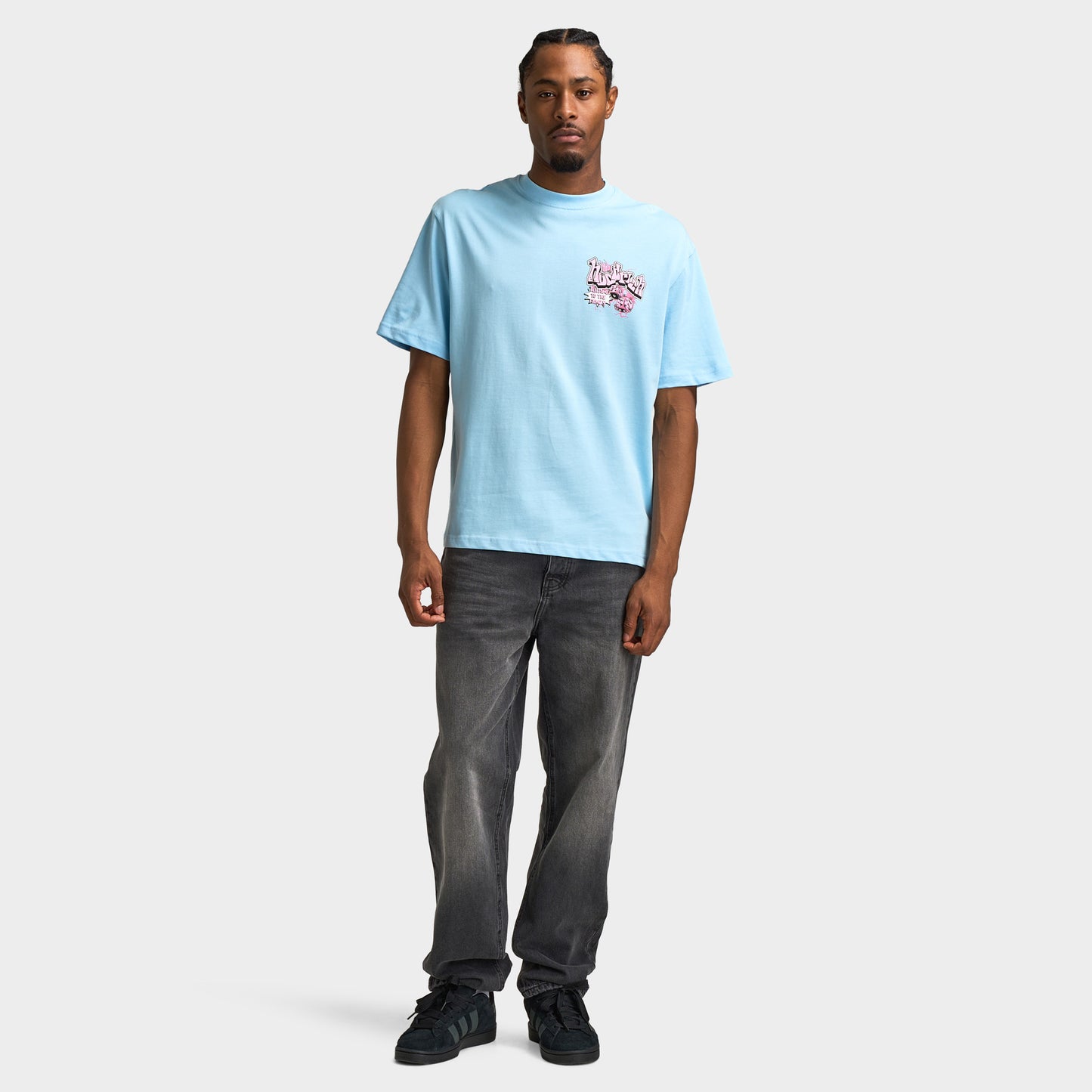 Hoodrich Luxeorb Oversized T-shirt / Clear Sky