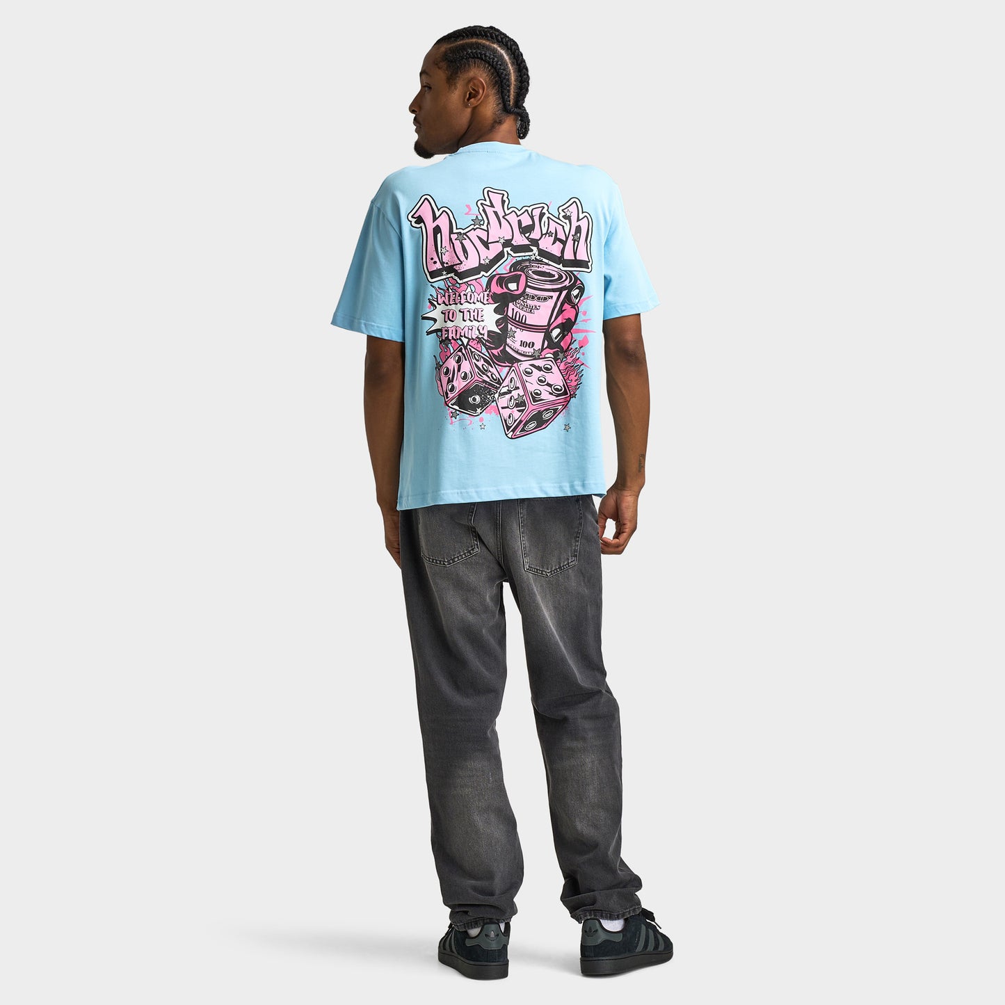Hoodrich Luxeorb Oversized T-shirt / Clear Sky