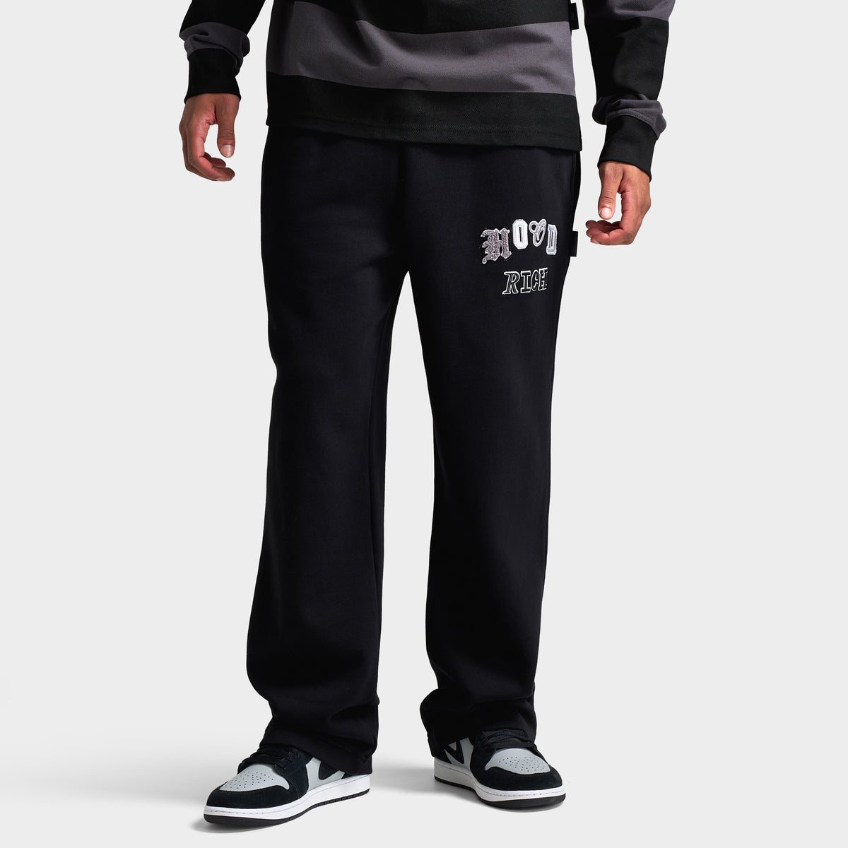 Hoodrich Forza Oversized Wide Leg Joggers / Black