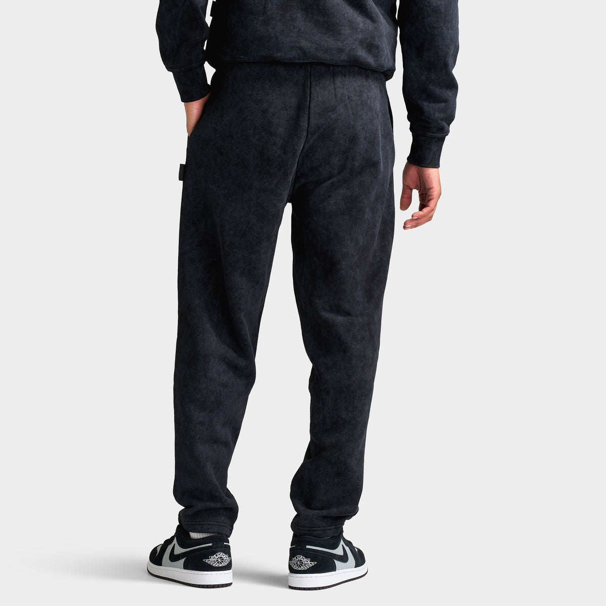Hoodrich Nocturn Oversized Open Hem Joggers / Black