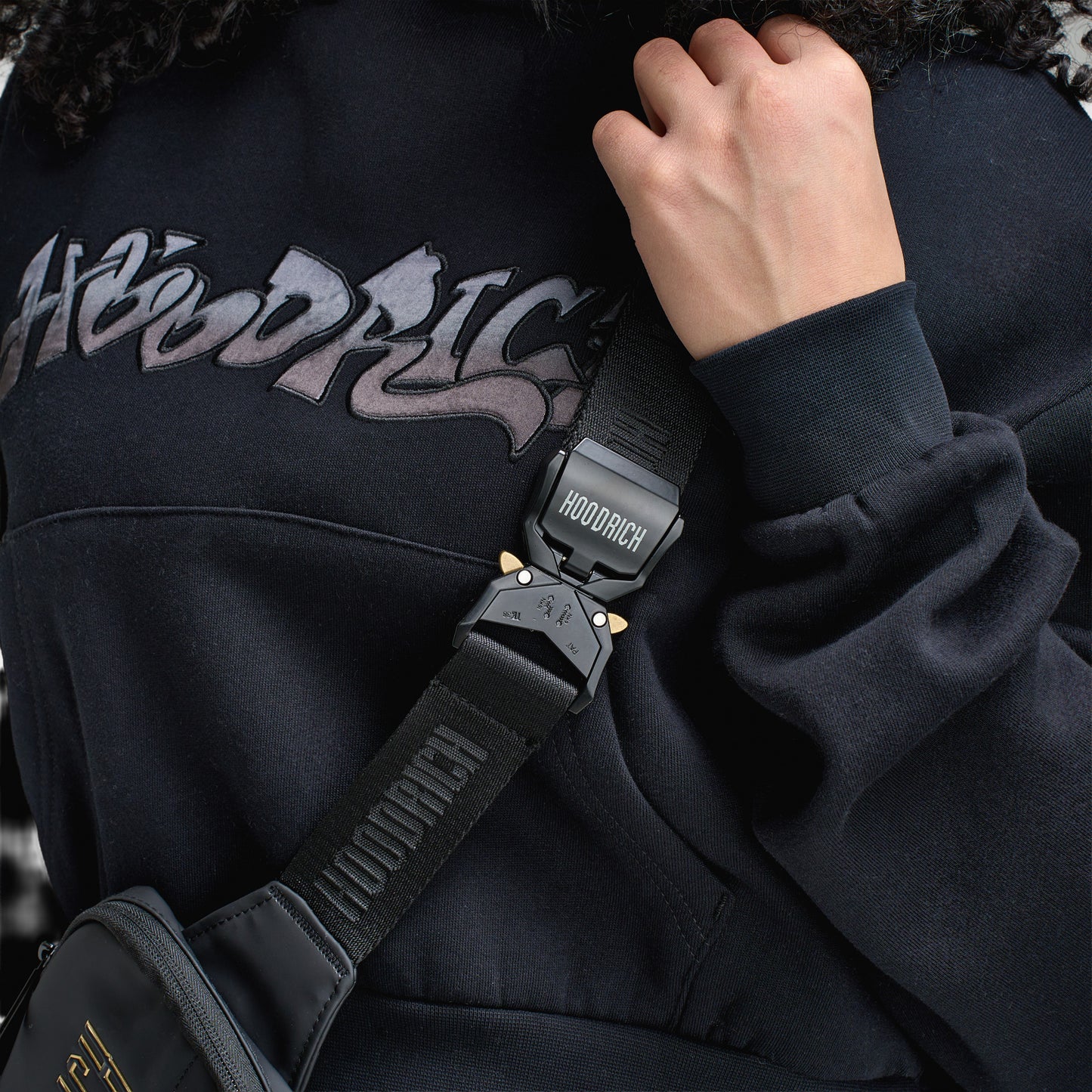 Hoodrich Coupe Sac Clip Mini Noir / Or