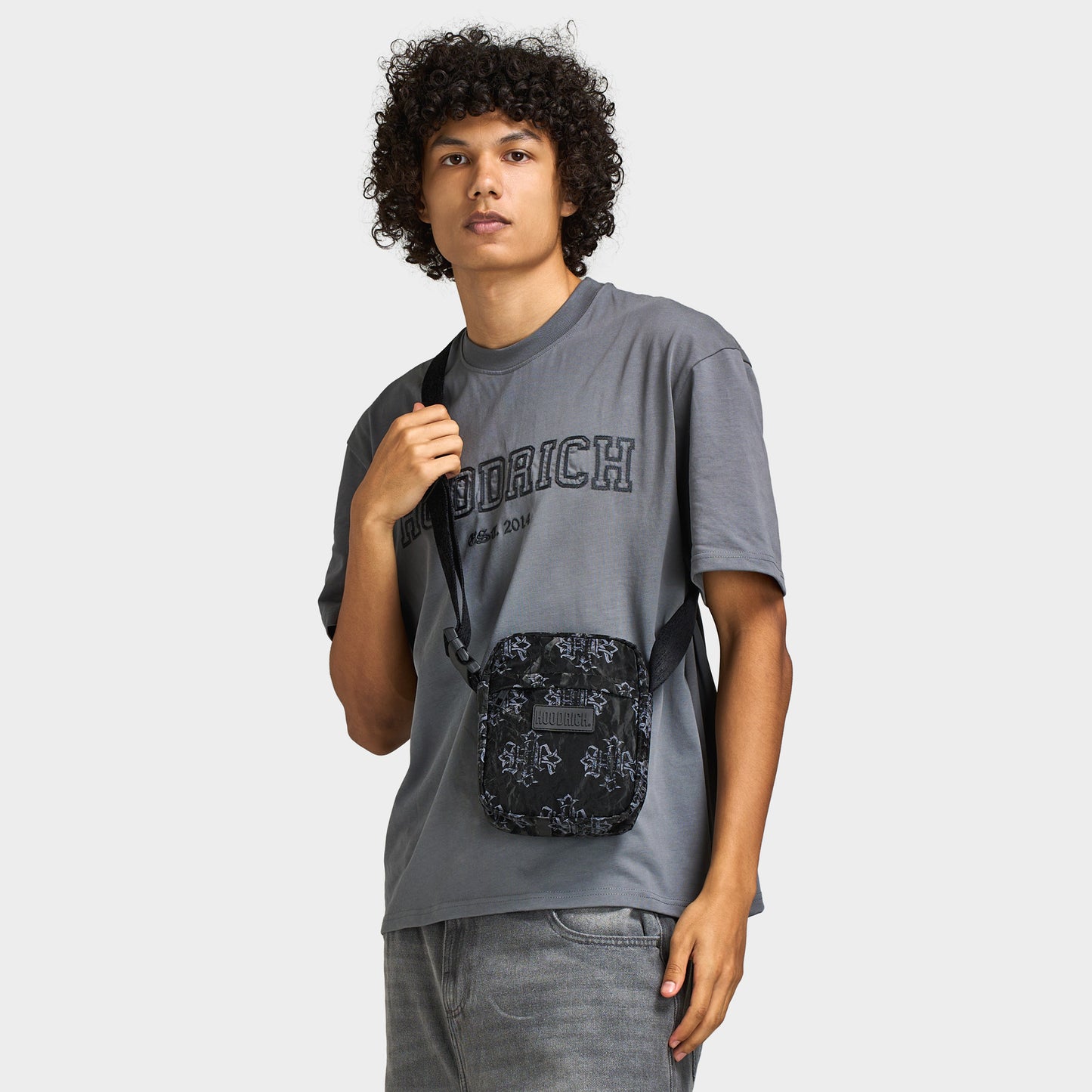 Hoodrich Virtux Sac Bandoulière Noir / Gris