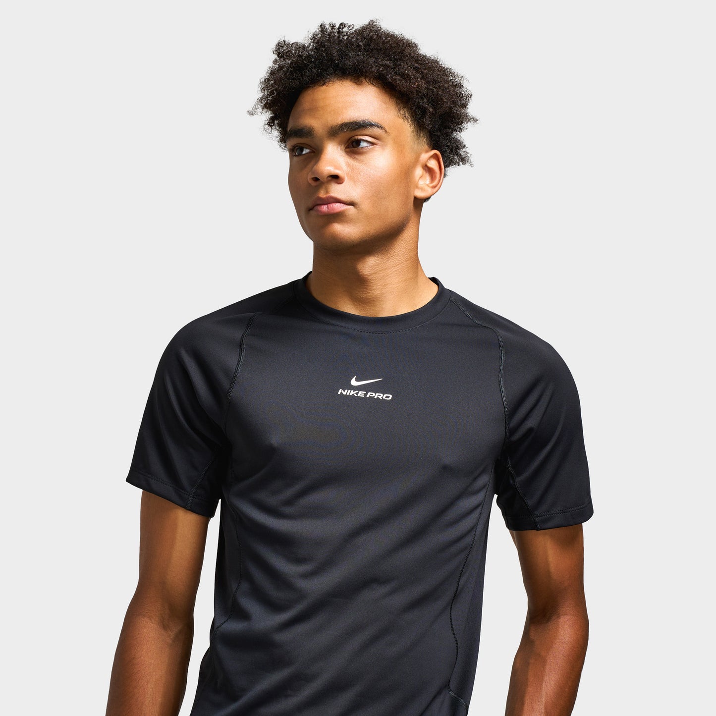 Nike Pro Training Men's Dri-FIT Short Sleeve Top / Black