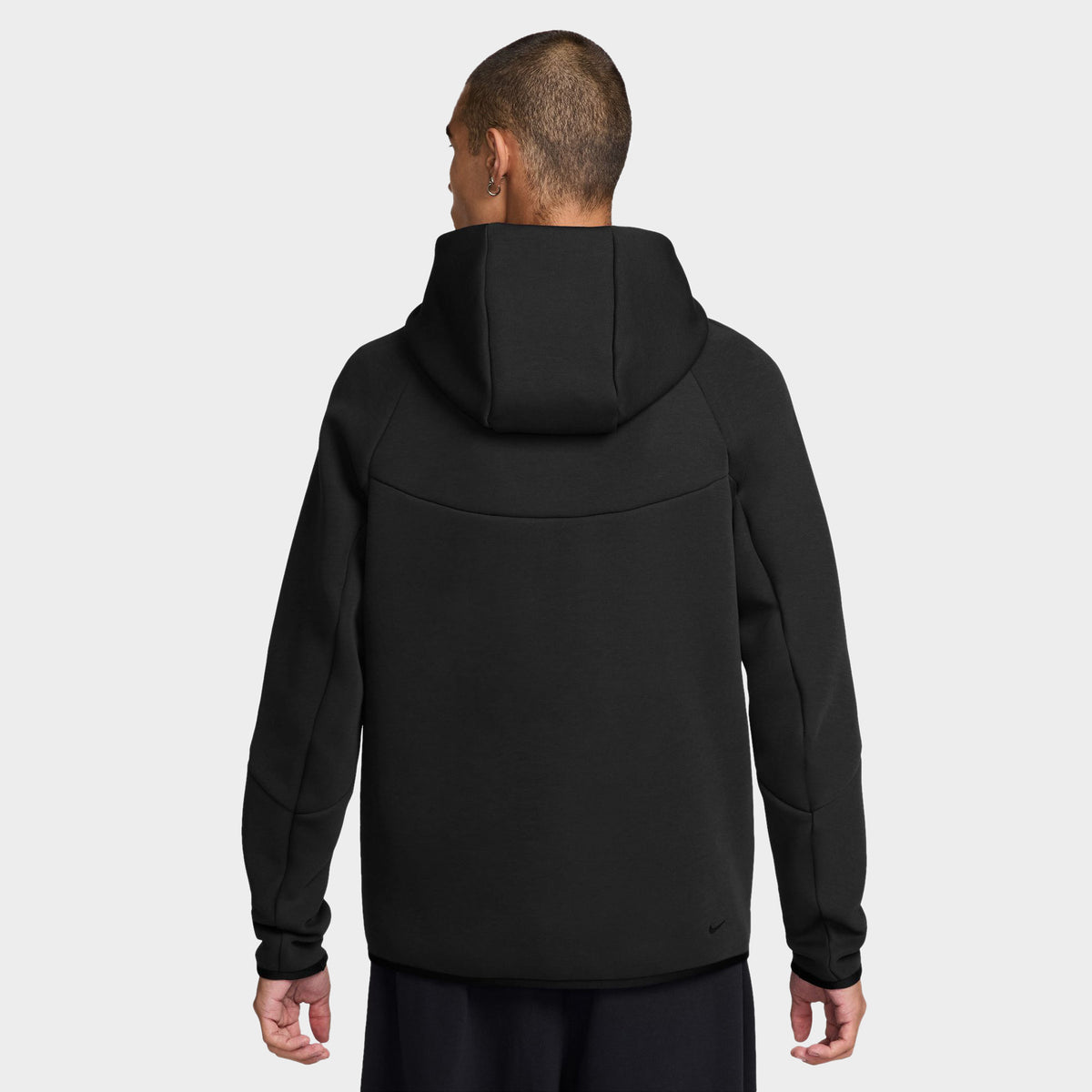 Nike Tech Fleece Full Zip Windrunner Hoodie Black Black JD Sports
