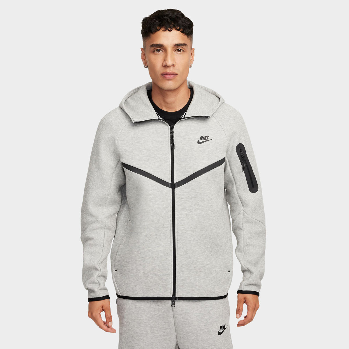 Nike Tech Fleece Full-Zip Windrunner Hoodie Dark Grey
