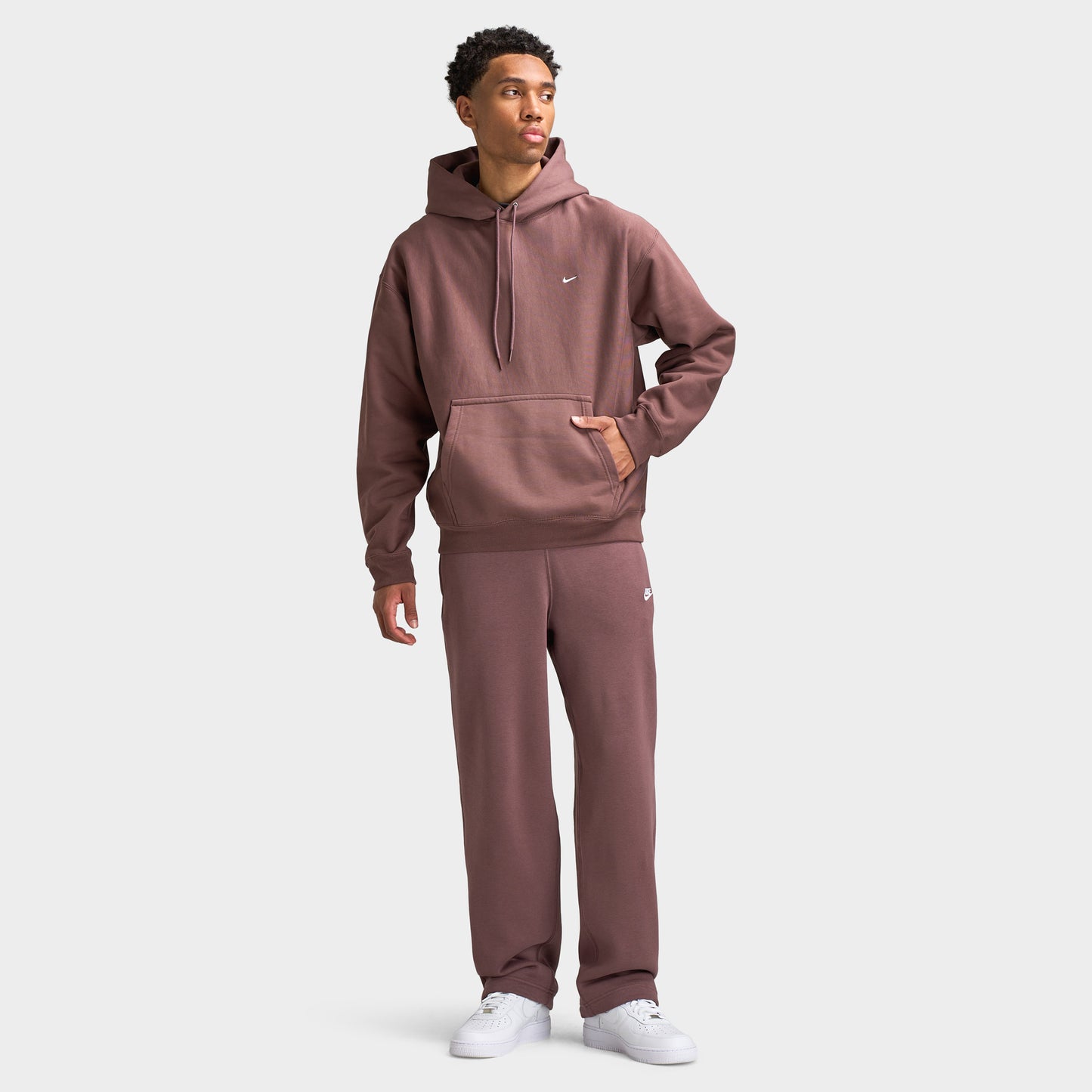 Nike Solo Swoosh Chandail à Capuchon / Violet