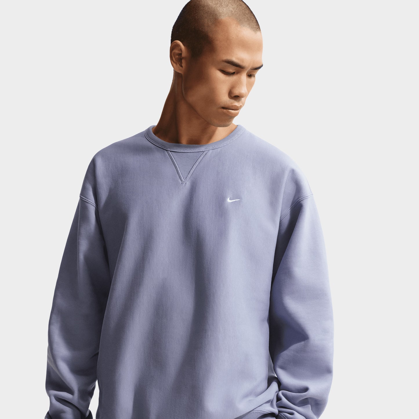 Nike Solo Swoosh Fleece Crew / Iron Purple