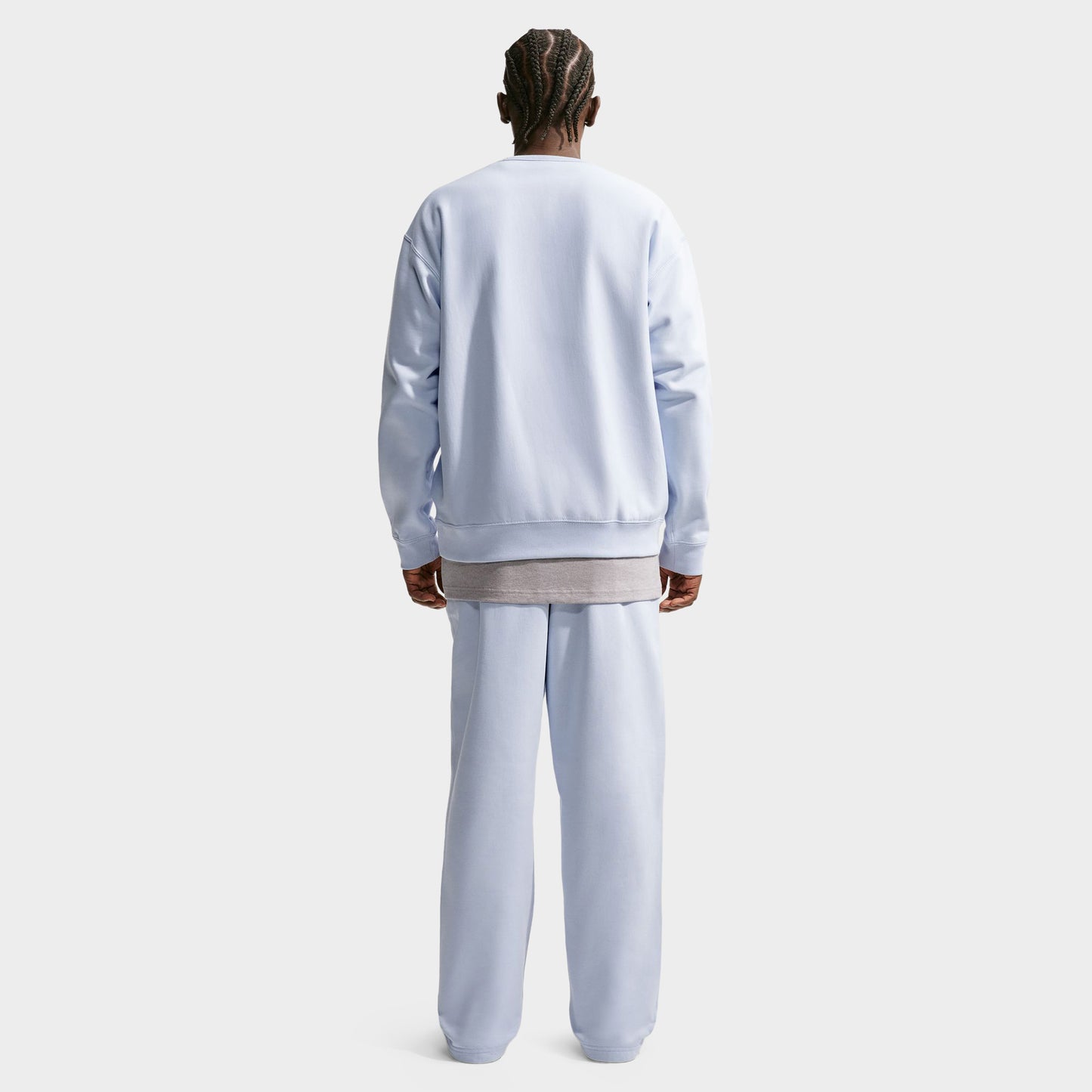 Nike Solo Swoosh Open Hem Pants / Football Grey