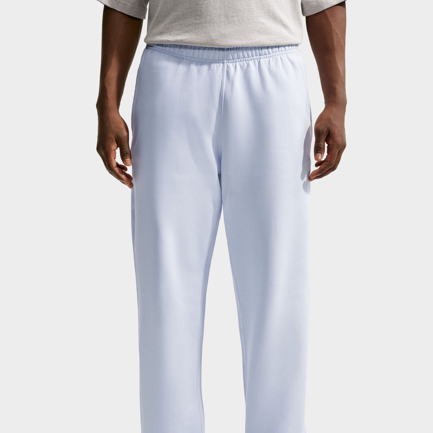 Nike Solo Swoosh Open Hem Pants / Football Grey