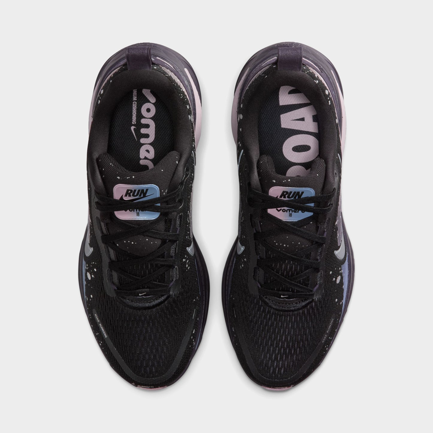 Nike Women's Vomero 18 Black / Metallic Dark Grey - Cave Purple