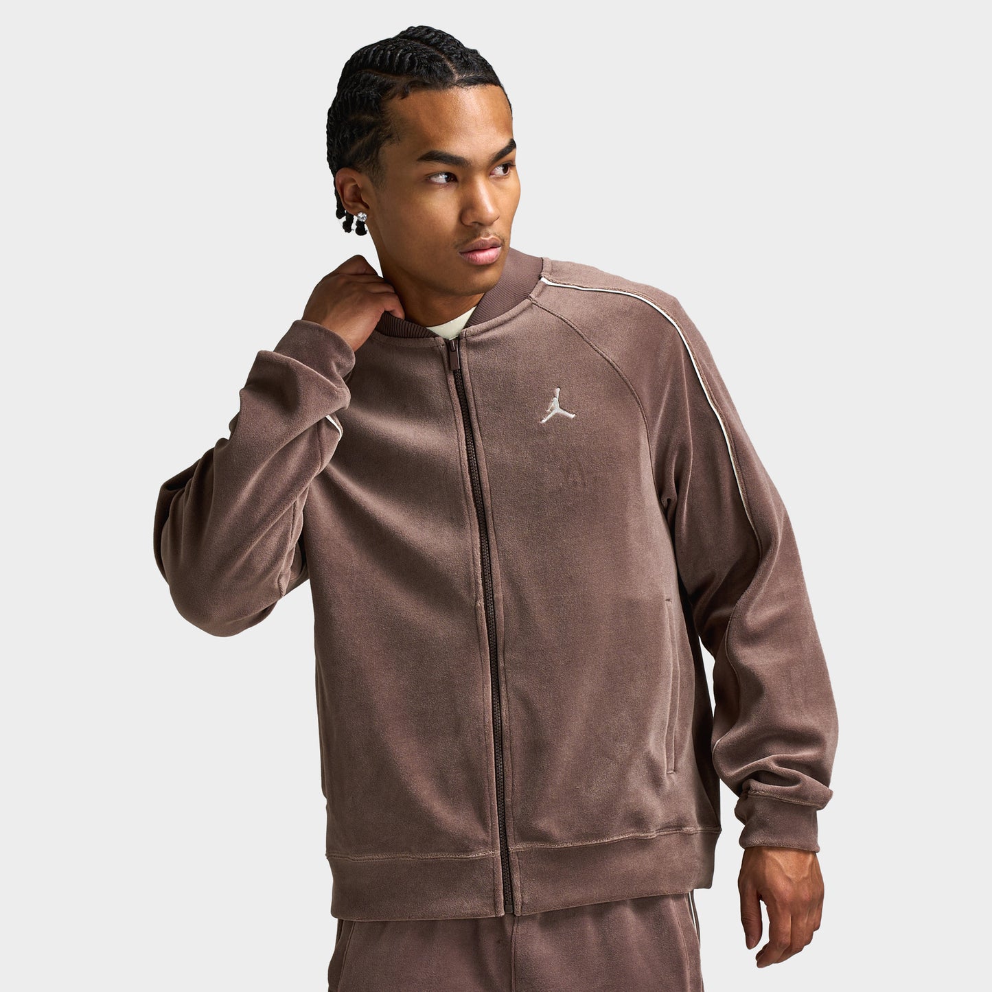 Jordan Men's Brooklyn Track Jacket / Brown