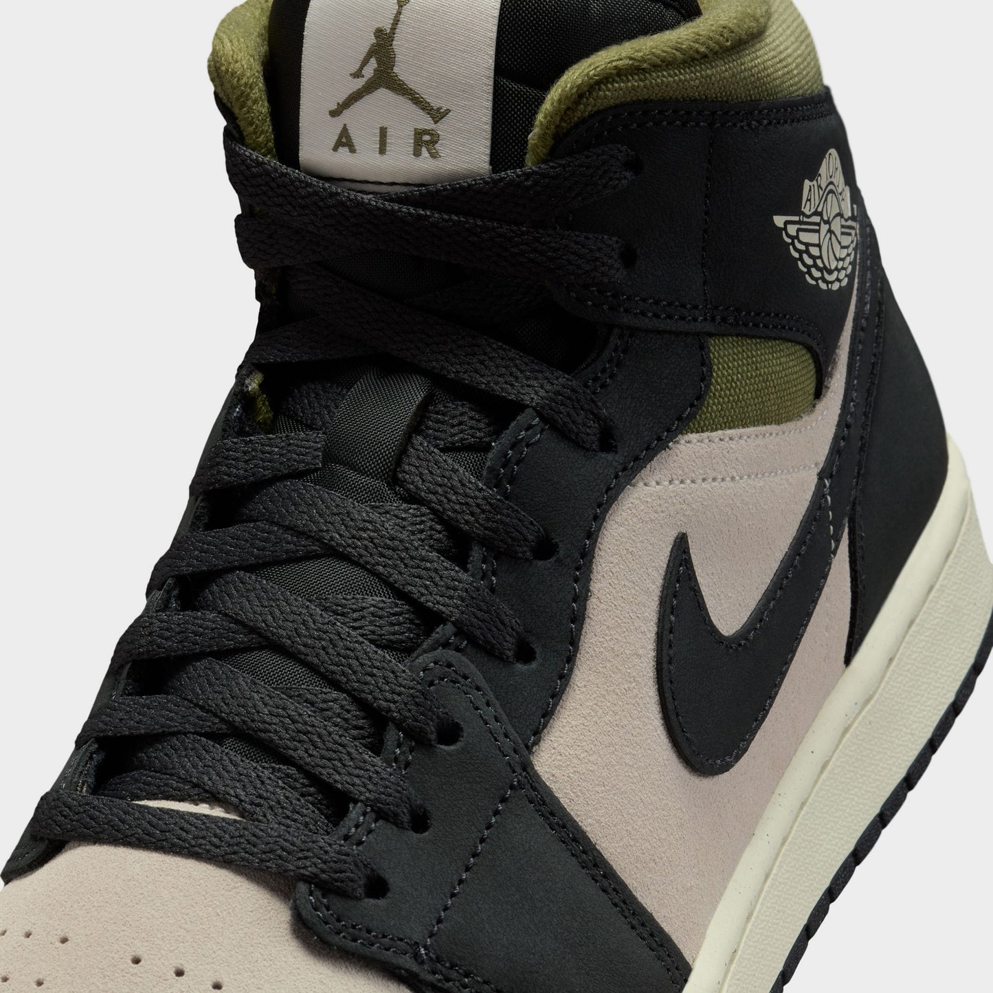 Air Jordan 1 Mid Beige / Olive