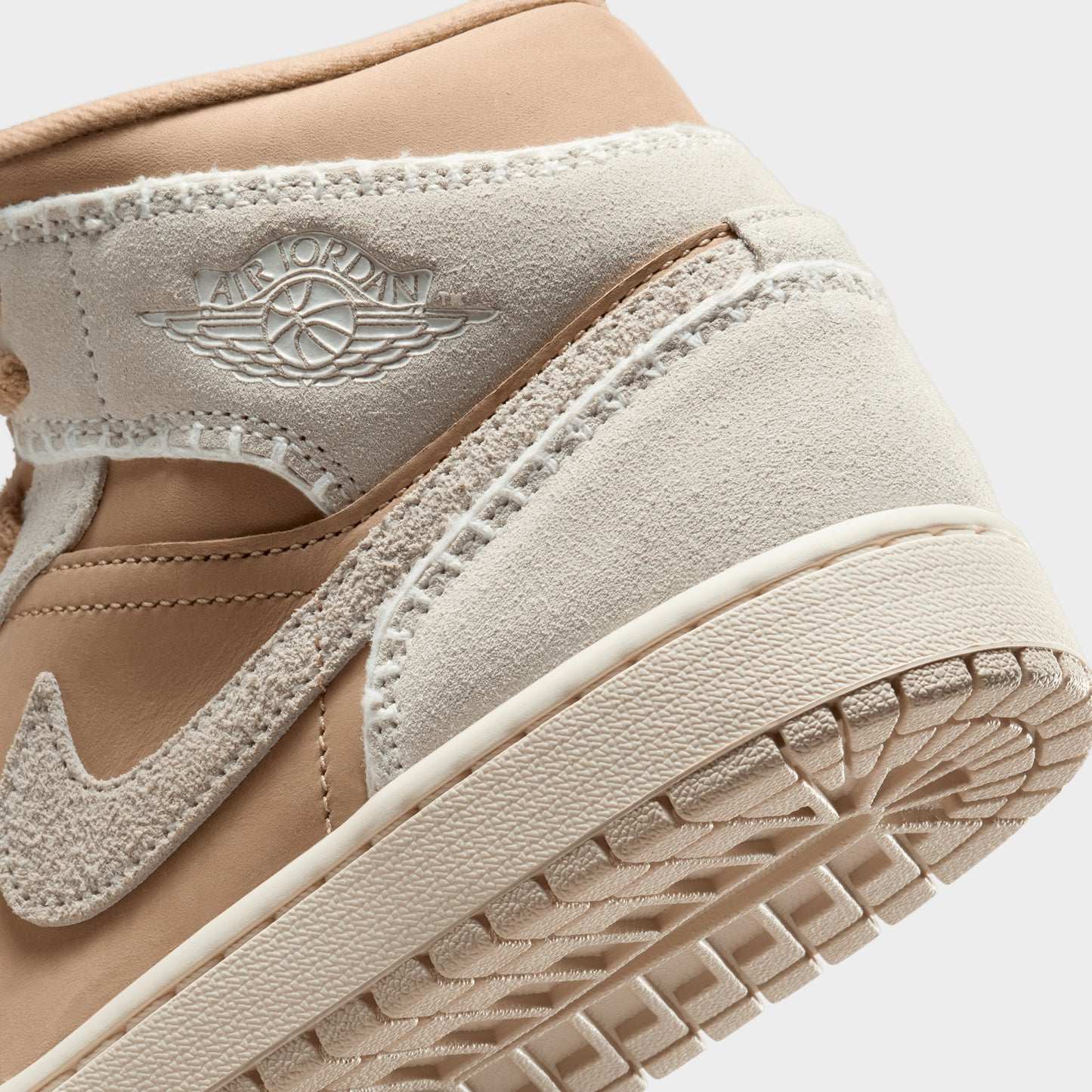 Jordan Femmes 1 Mid SE Chanvre/Brun clair - Voile