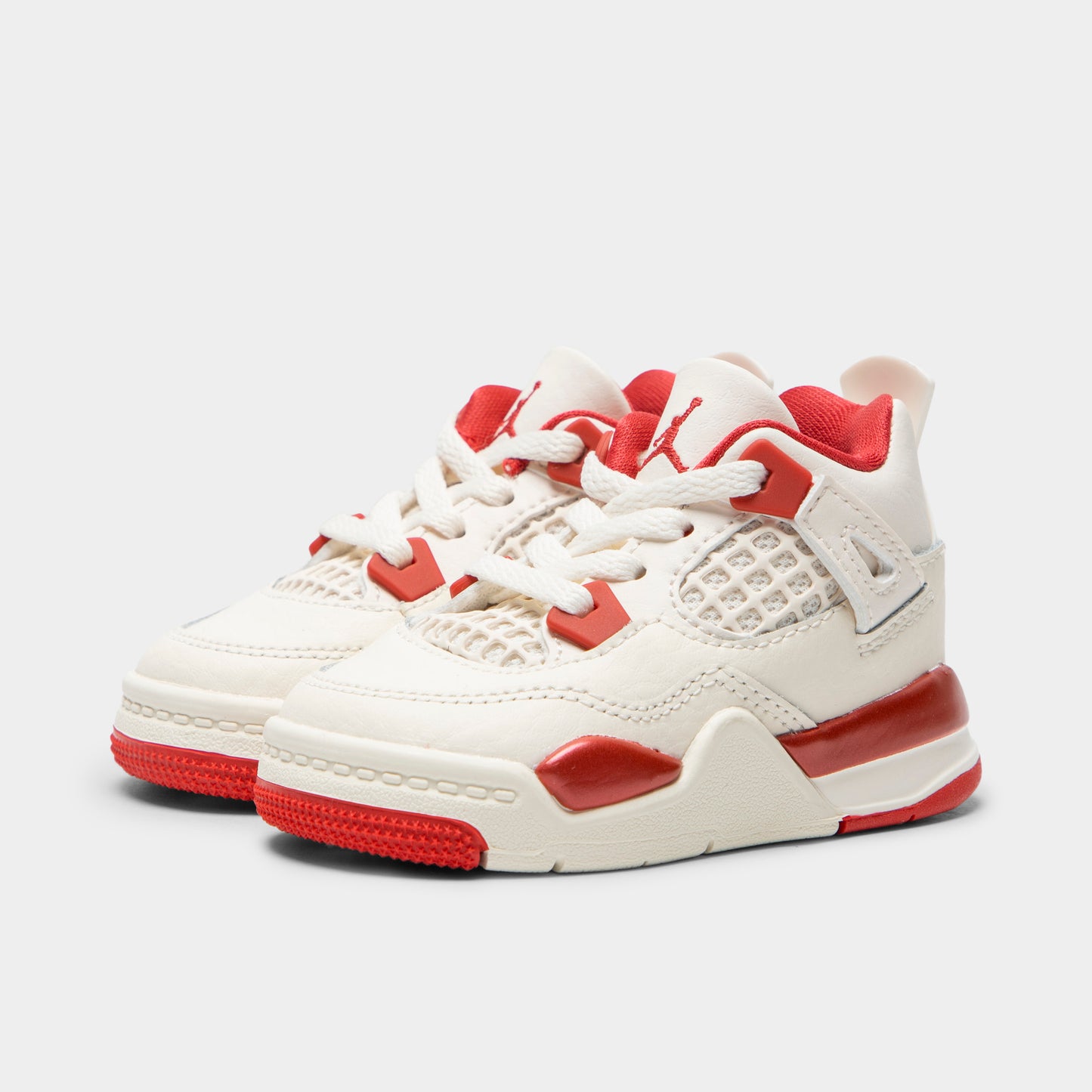 Jordan 4 Retro TD Pale Ivory / Sierra Red