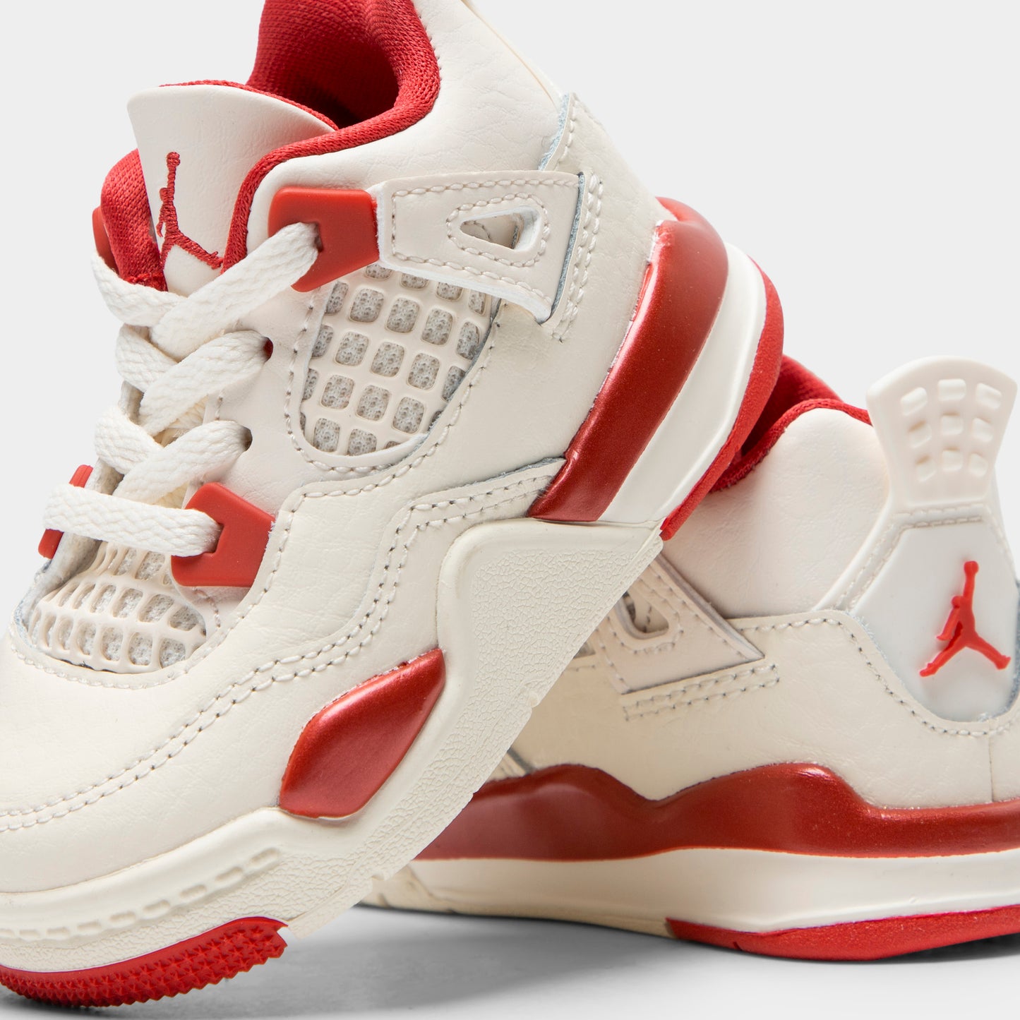 Jordan 4 Retro TD Pale Ivory / Sierra Red