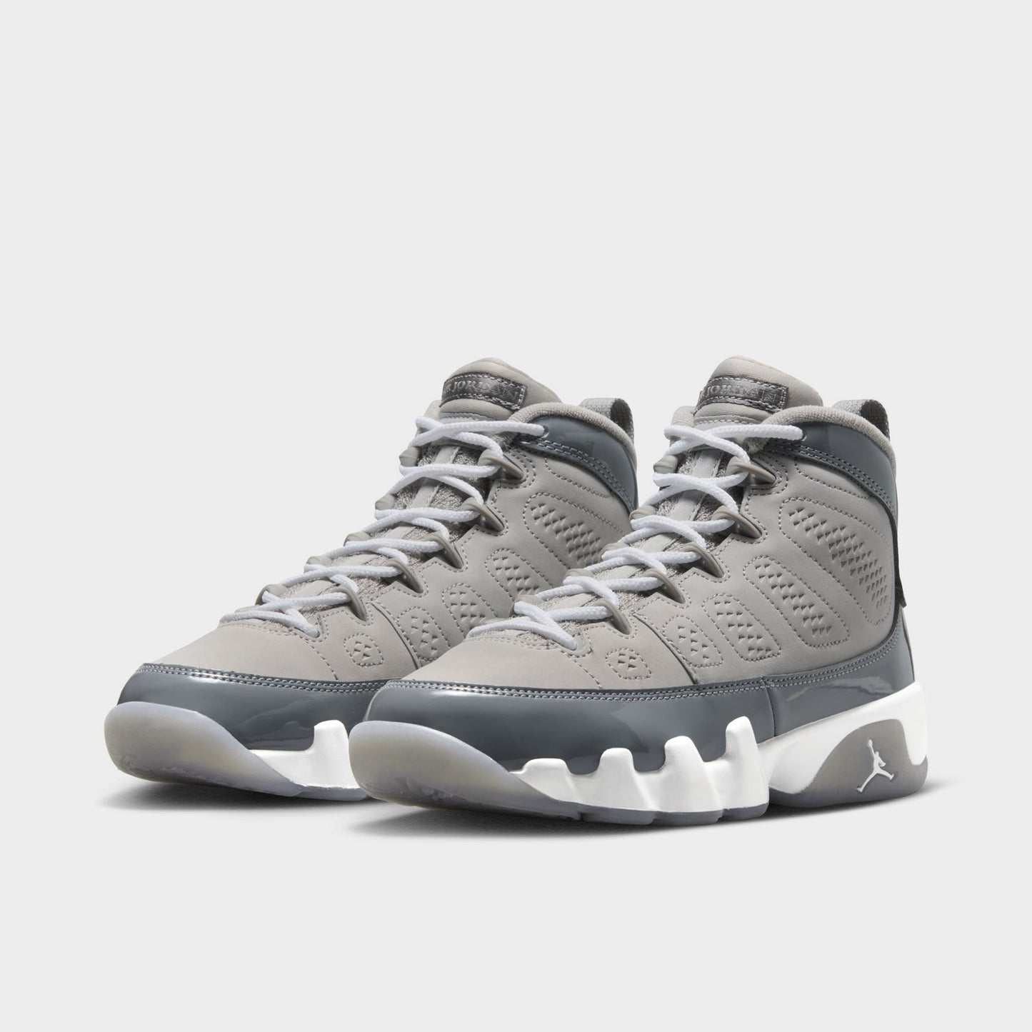 Jordan 9 Retro GS Medium Grey / Cool Grey - White