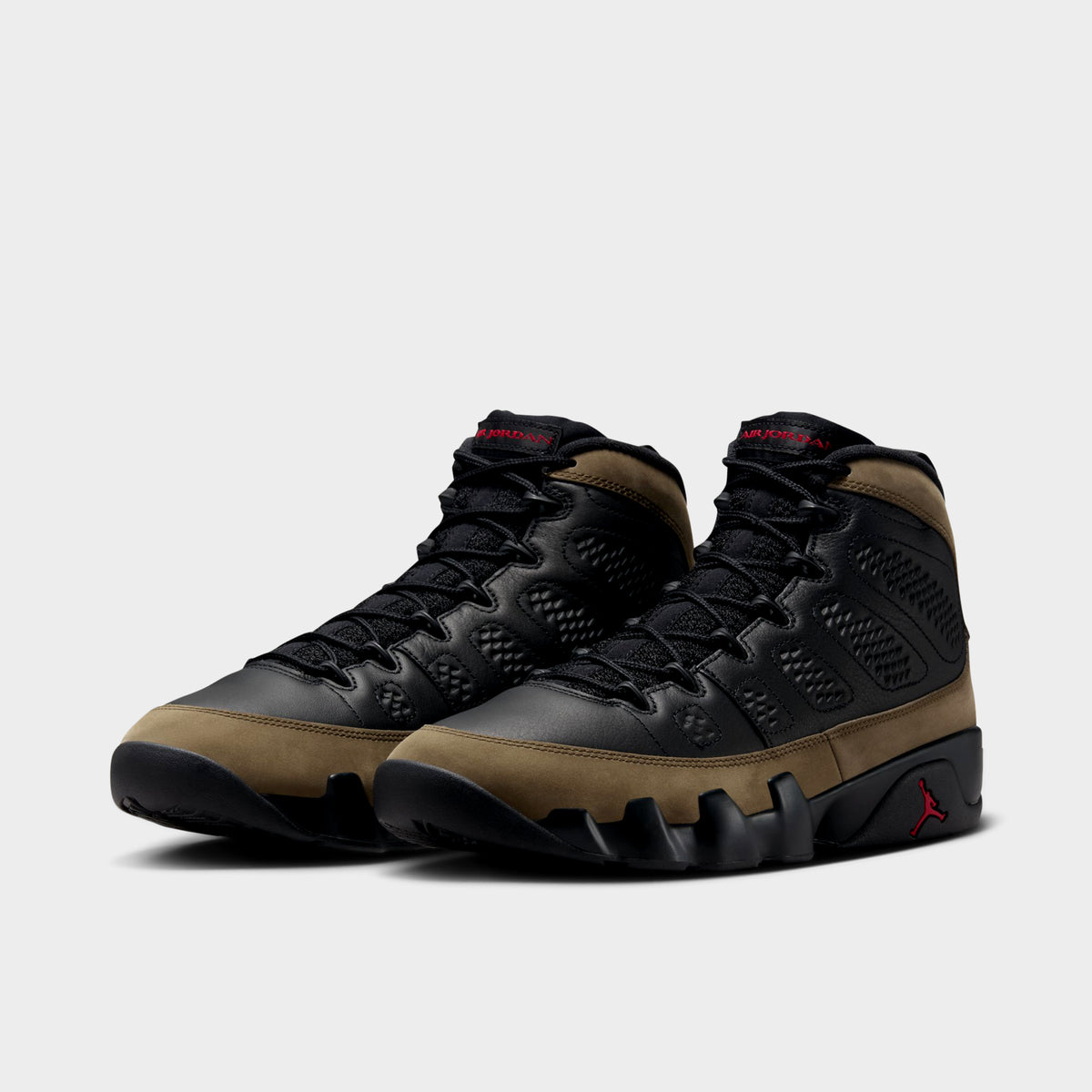 希少になる True / Black Retro 9 Jordan Red Sports JD | Olive Light - シューズ(男性用)