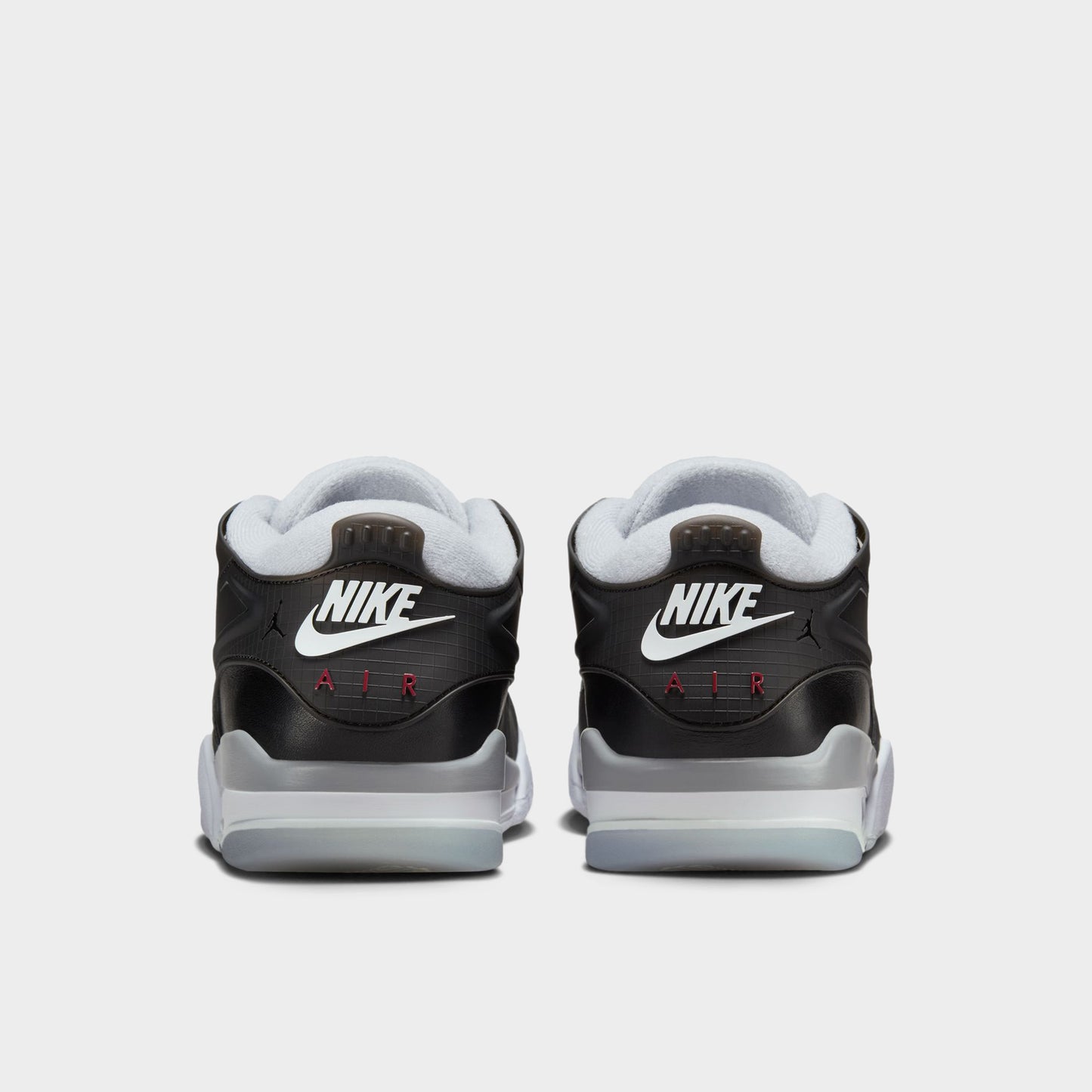 Jordan 4 RM PRM Black / Fire Red - Wolf Grey