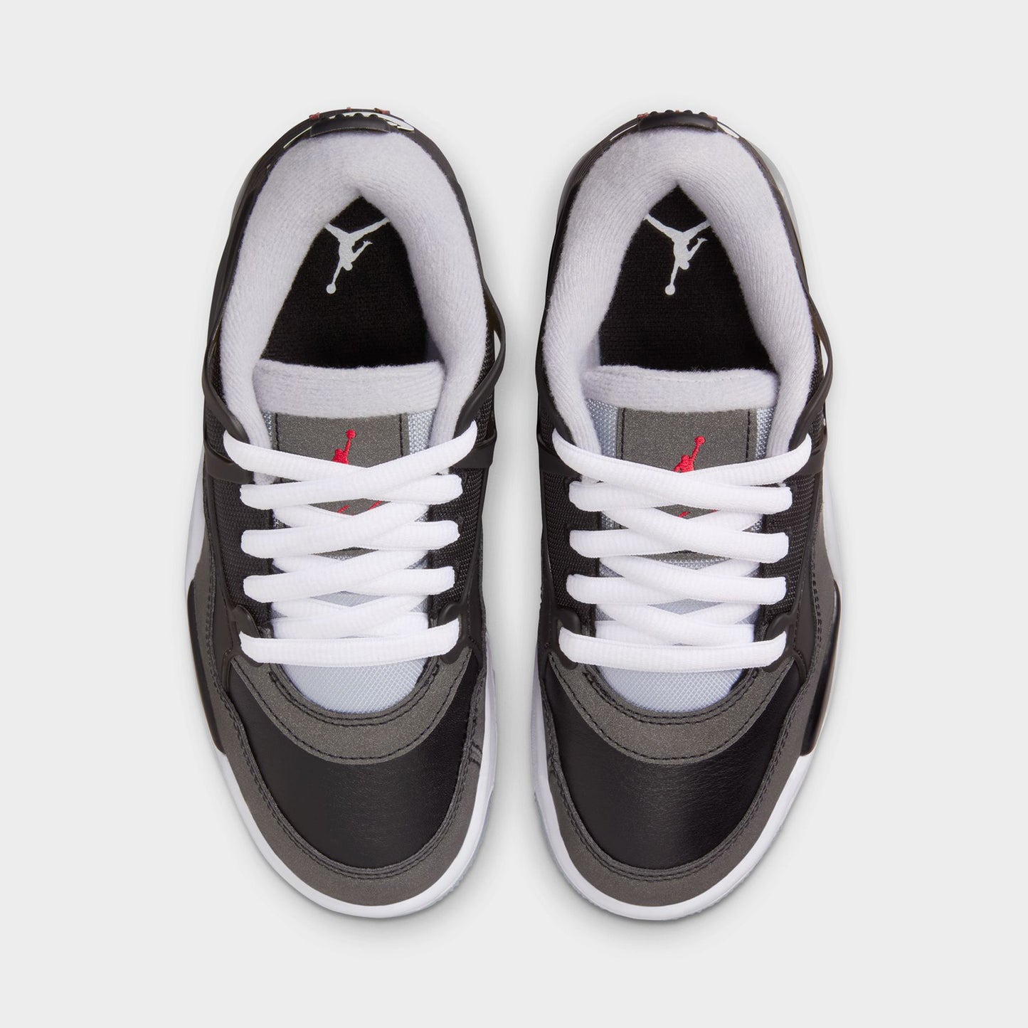 Jordan 4RM PRM GS Black / Fire Red - Wolf Grey