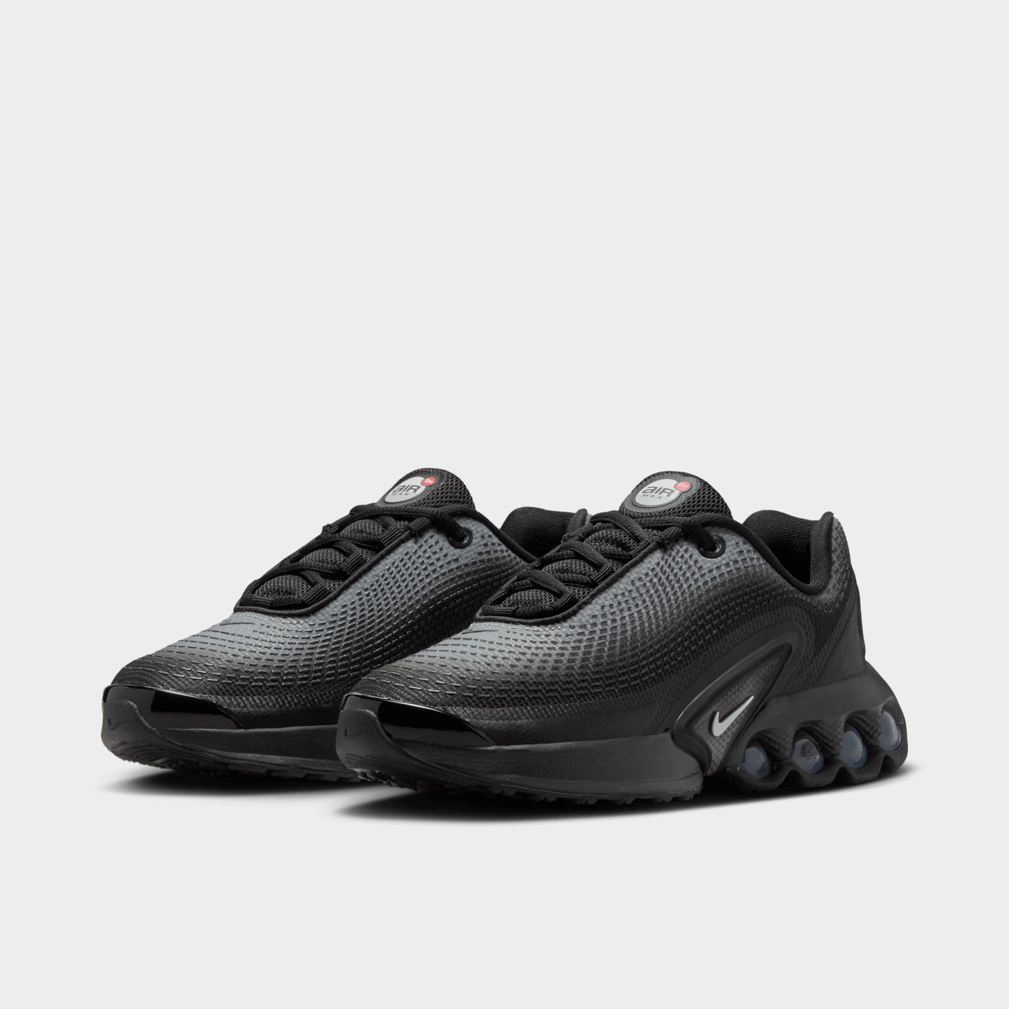 Nike Air Max DN GS Noir / Gris Fumé Clair - Argent Métallique