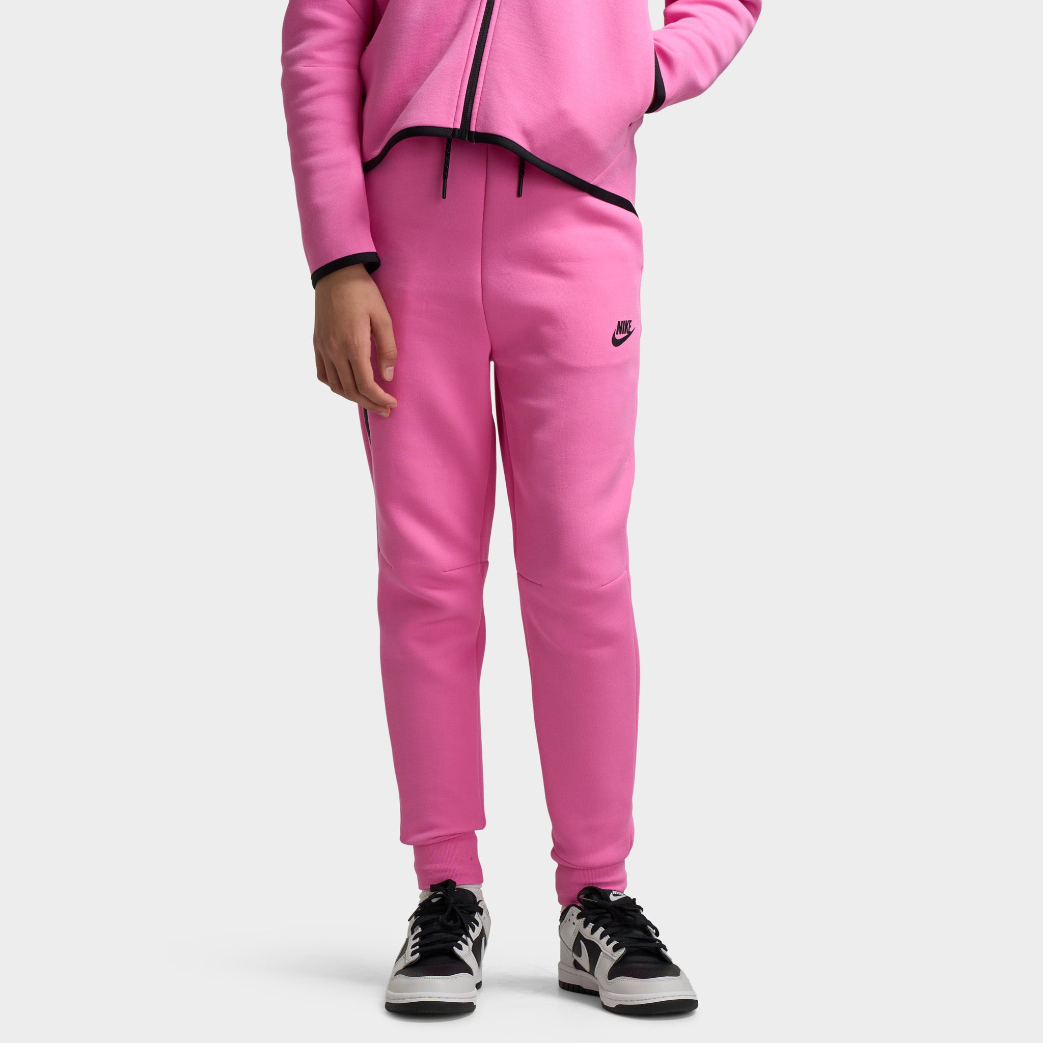 pink tech fleece pants