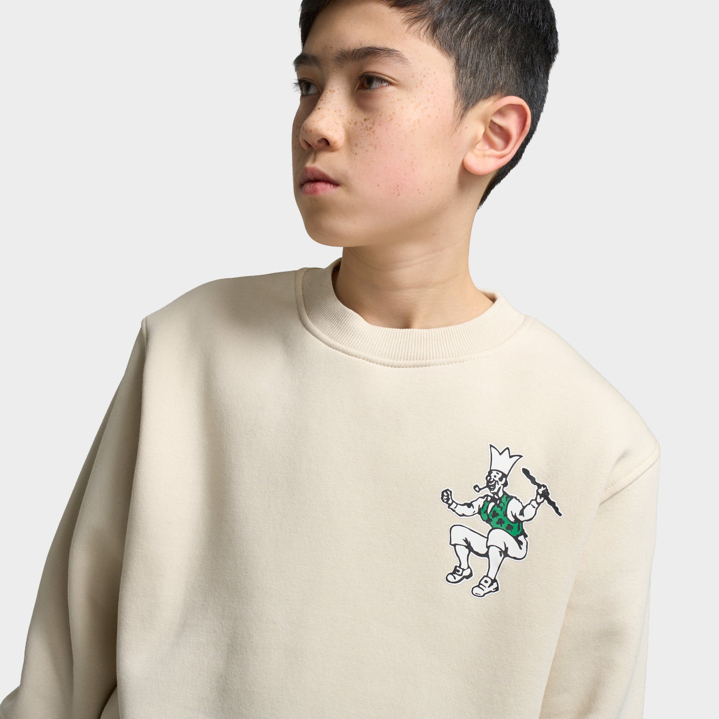 Mitchell & Ness Juniors' NBA Court Defender Crew Boston Celtics / Cream