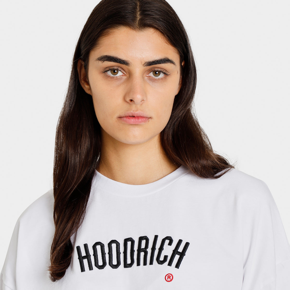 Hoodrich Women s OG Calor Boyfriend T shirt White