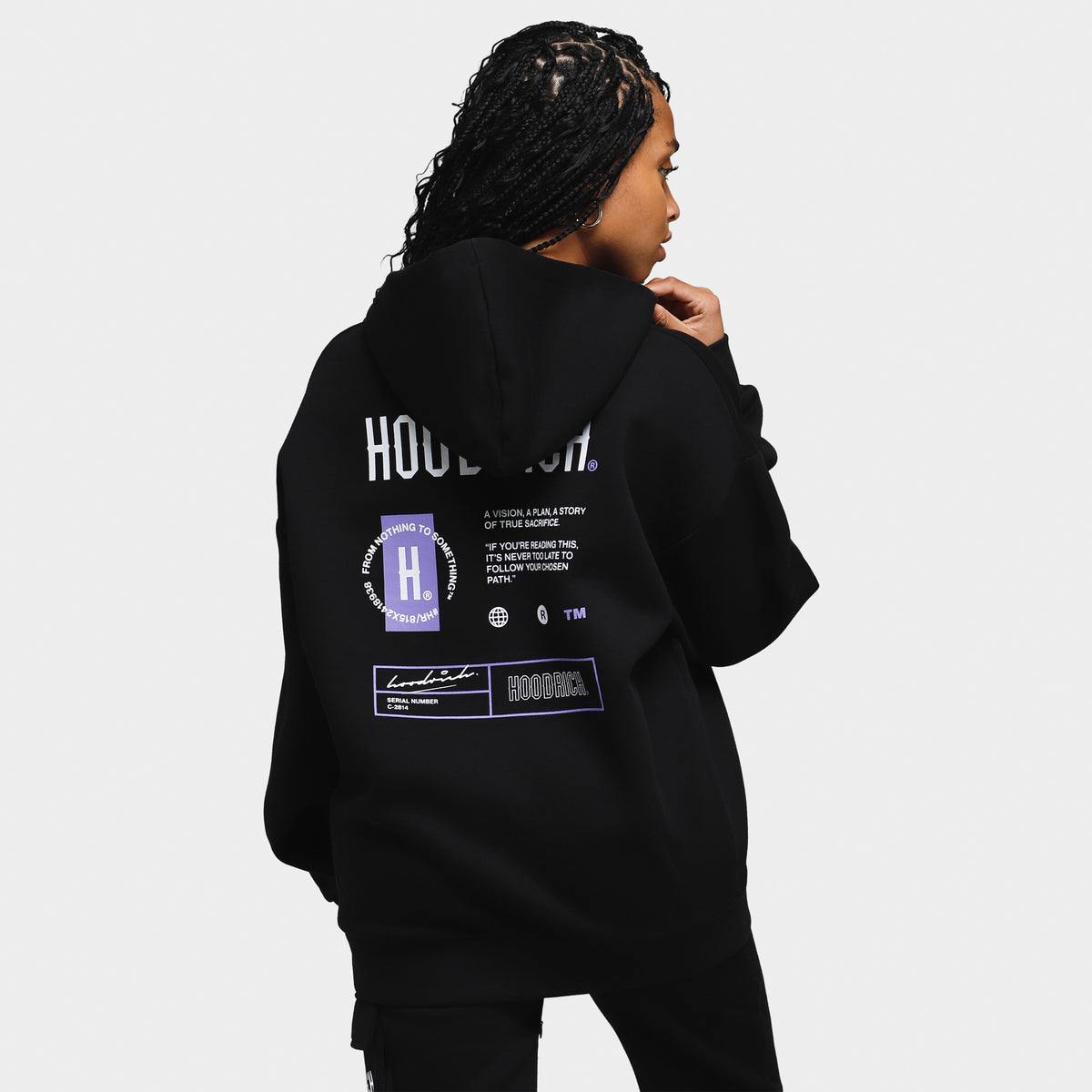 Hoodrich Women's OG Azure Full Zip Hoodie / Black JD Sports