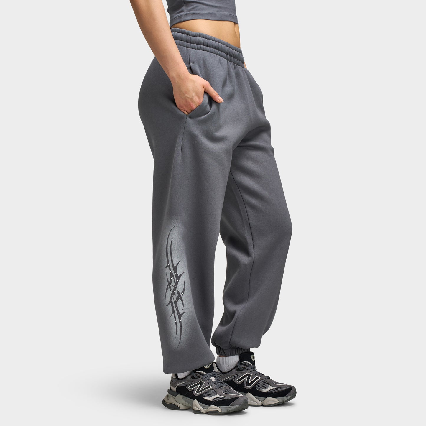 Hoodrich Luz Oversized Joggers / Grey
