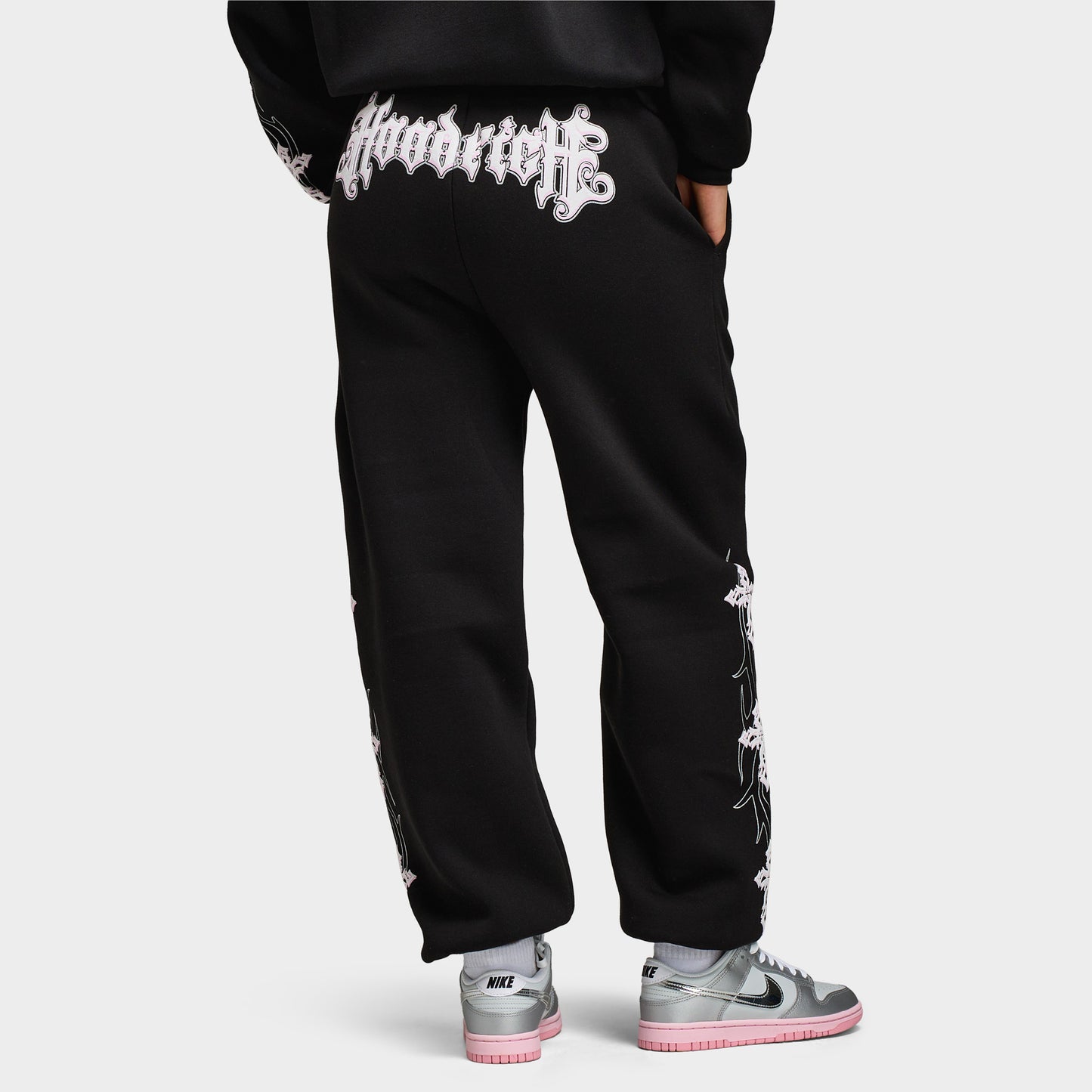 Hoodrich Moxy Oversized Joggers Black / Pink