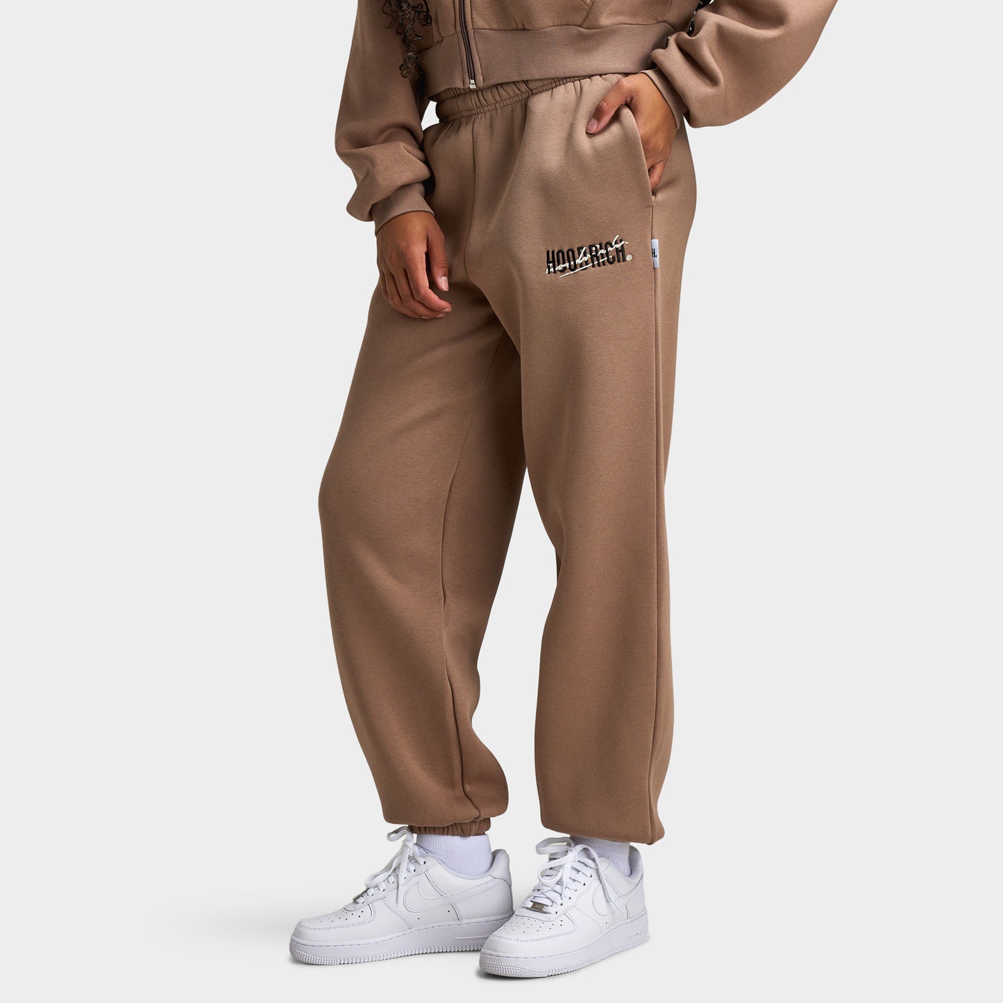 Hoodrich Femmes Joggings Portabella / Noir - Gris Blanc